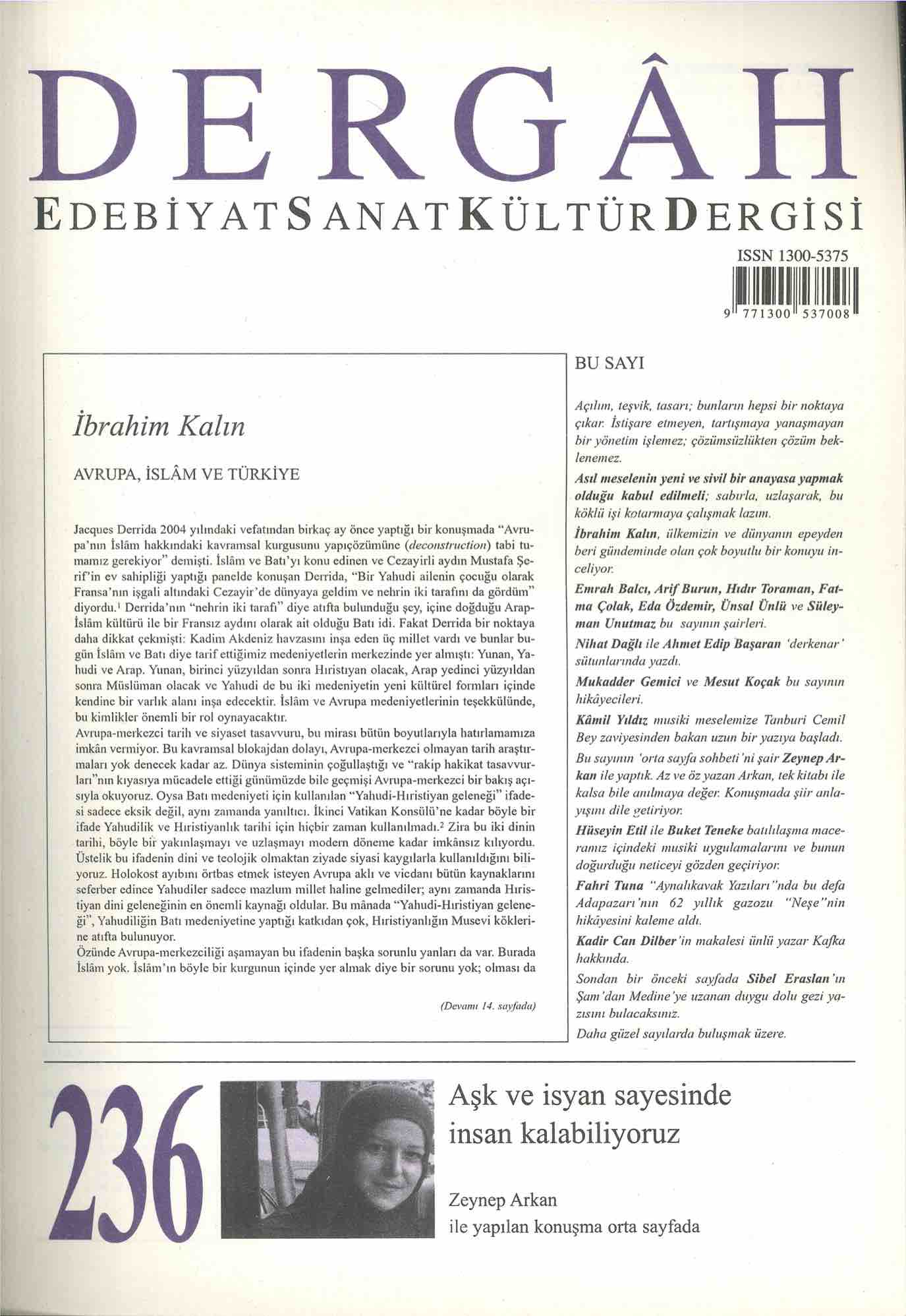 236. Sayı Kapağı