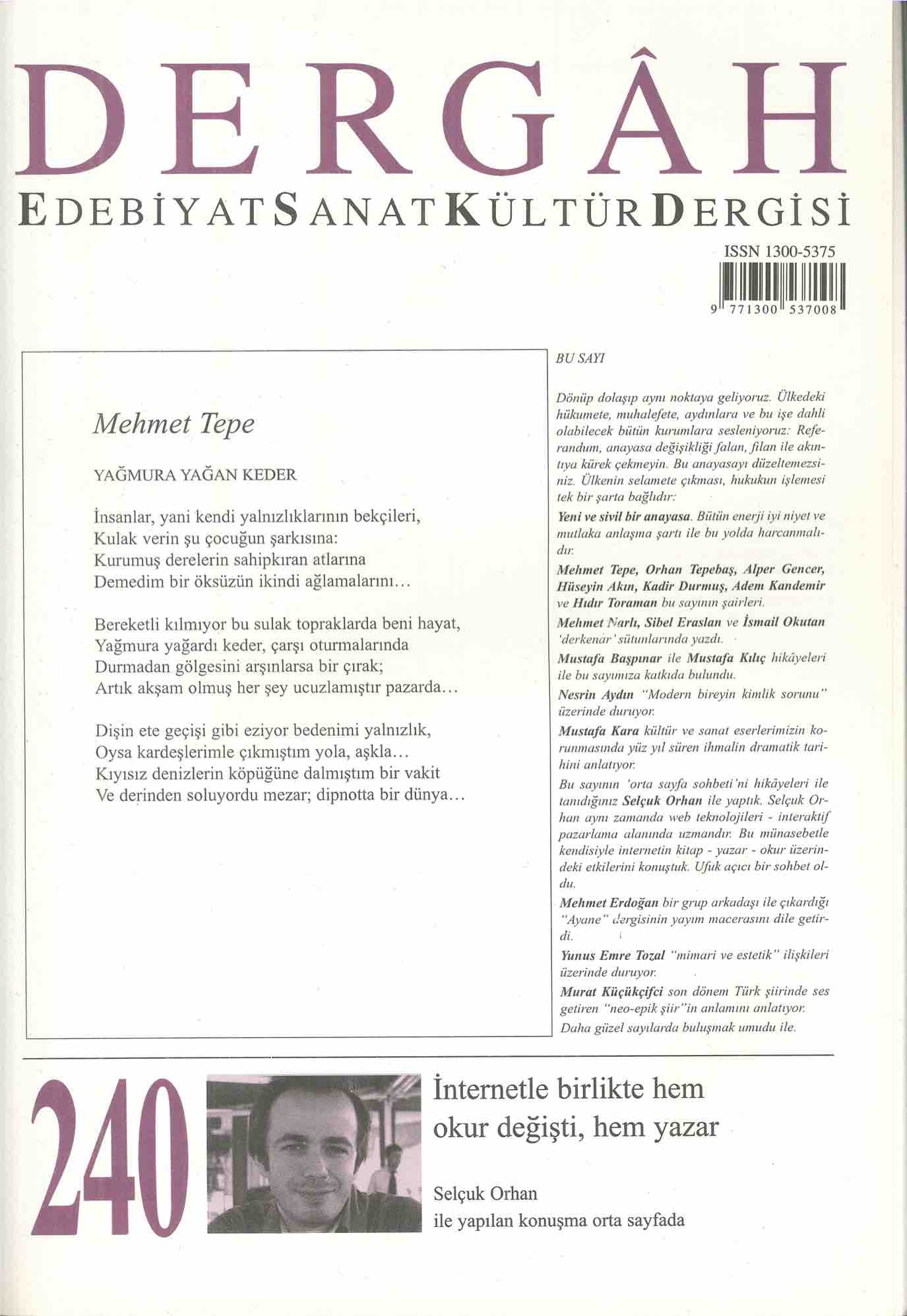 240. Sayı Kapağı