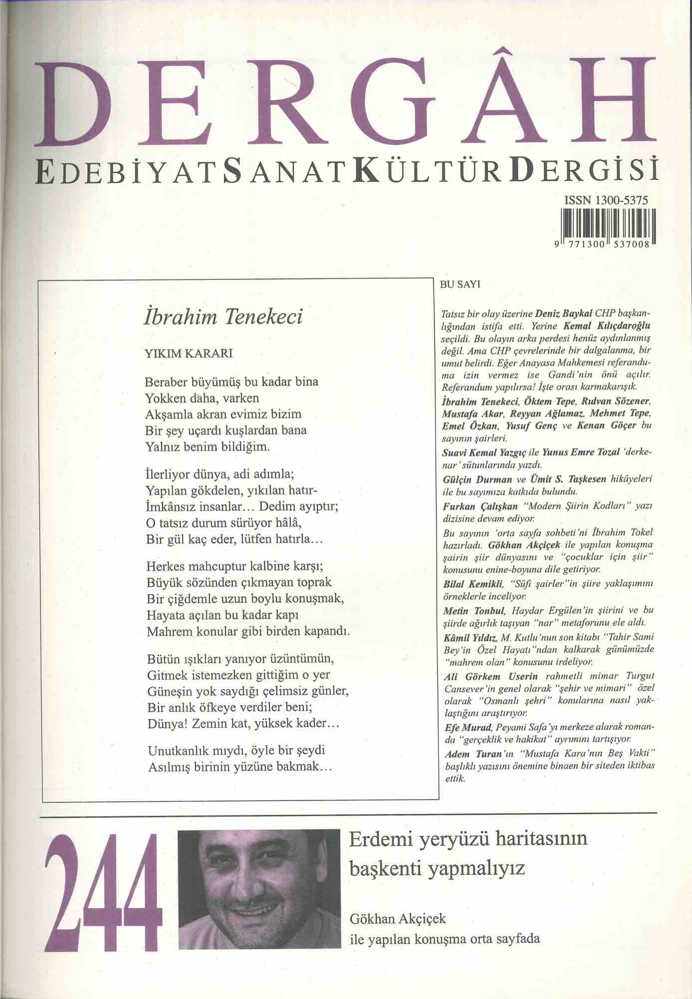 244. Sayı Kapağı