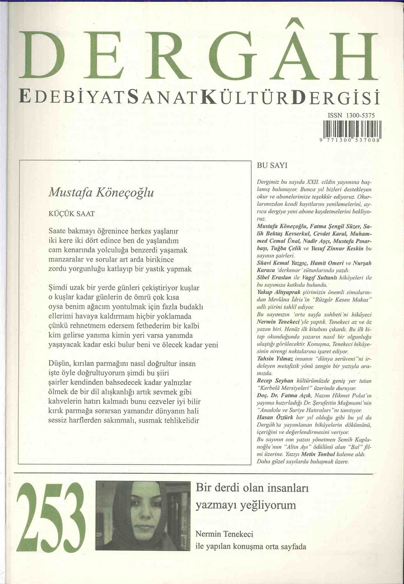 253. Sayı Kapağı