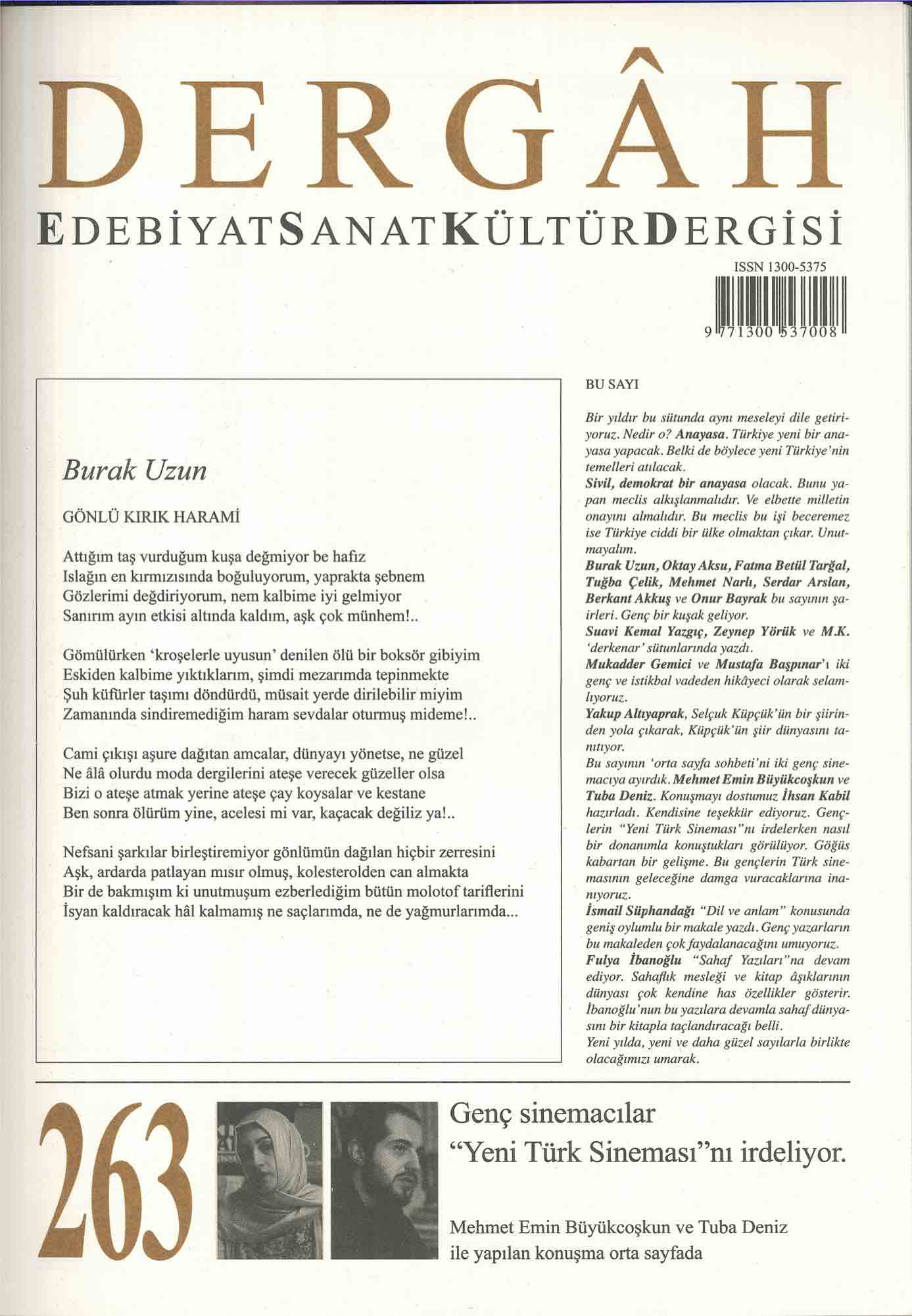 263. Sayı Kapağı