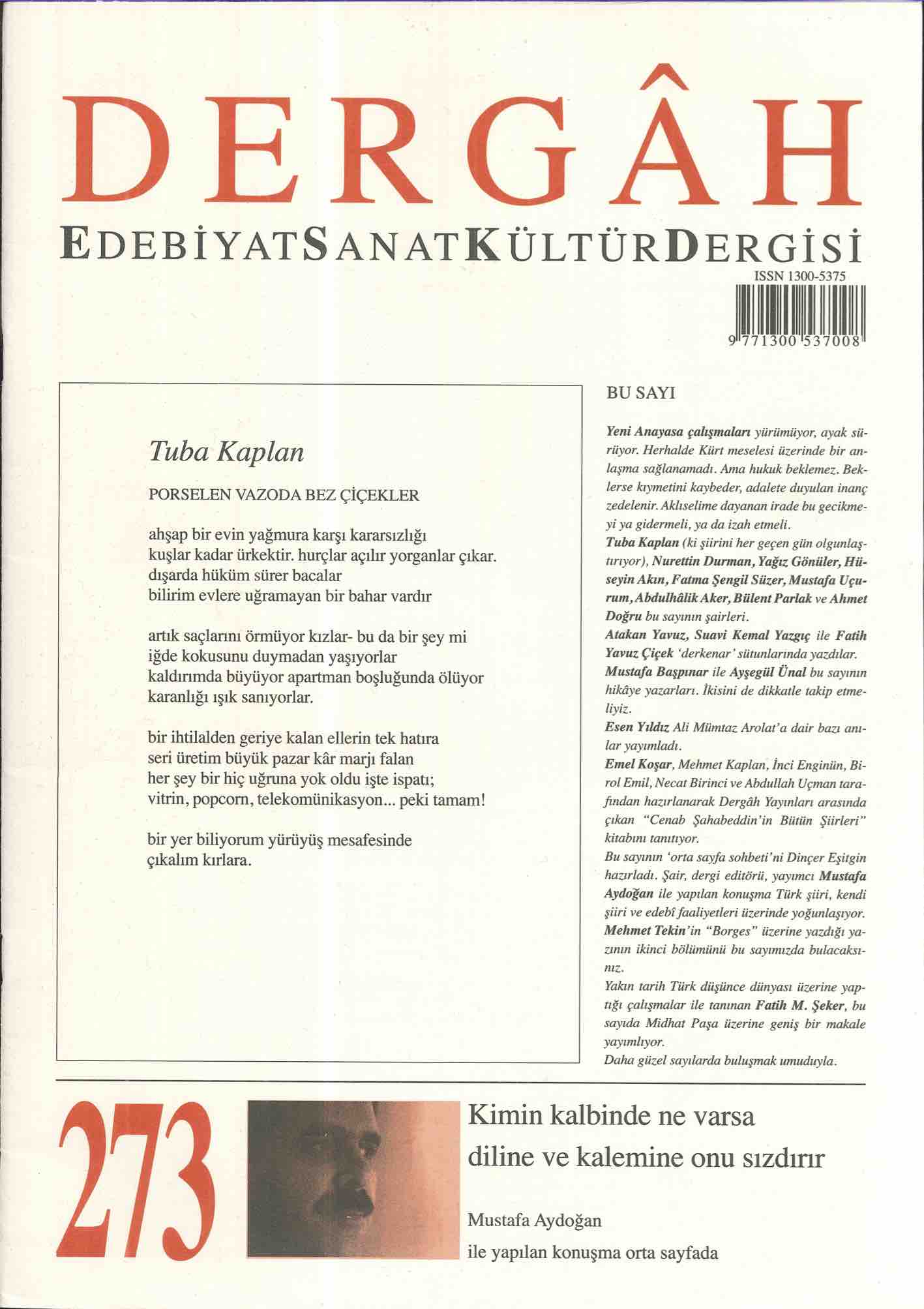 273. Sayı Kapağı