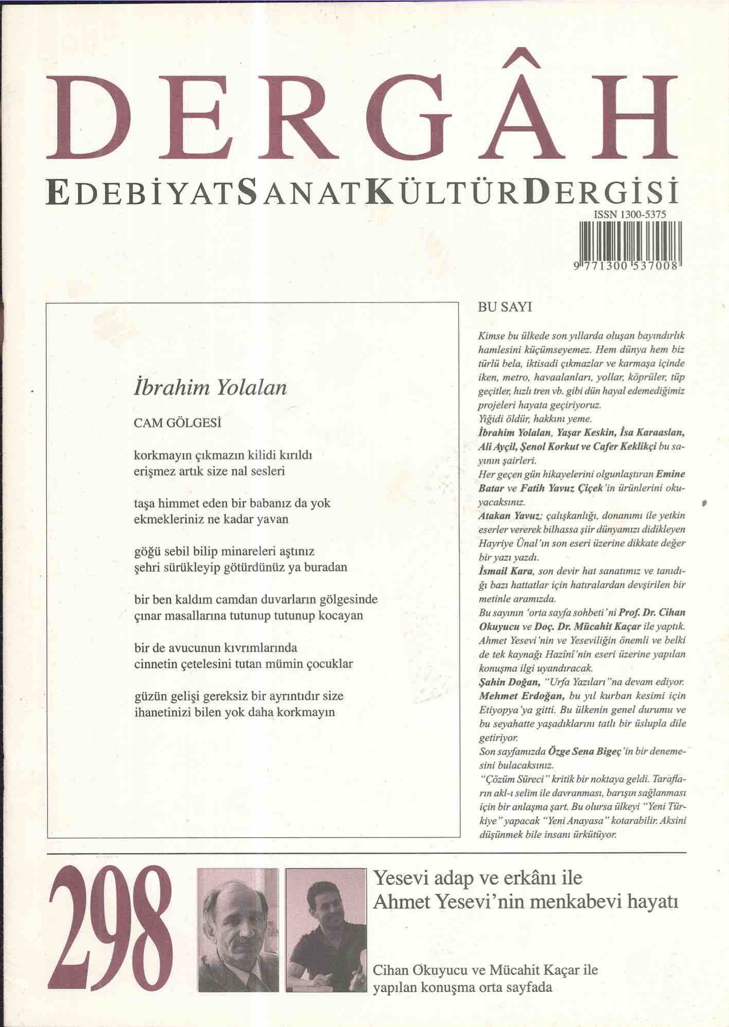 298. Sayı Kapağı