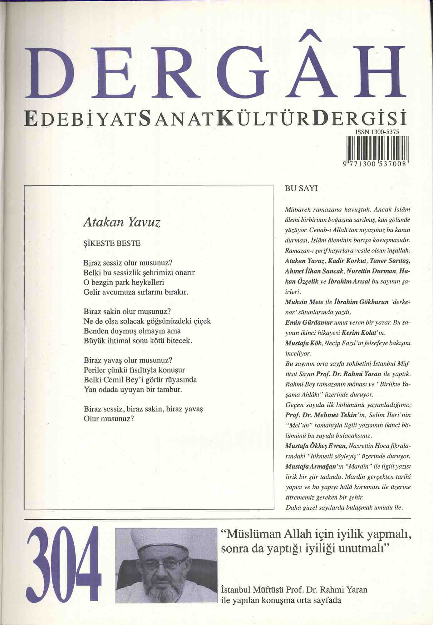 304. Sayı Kapağı