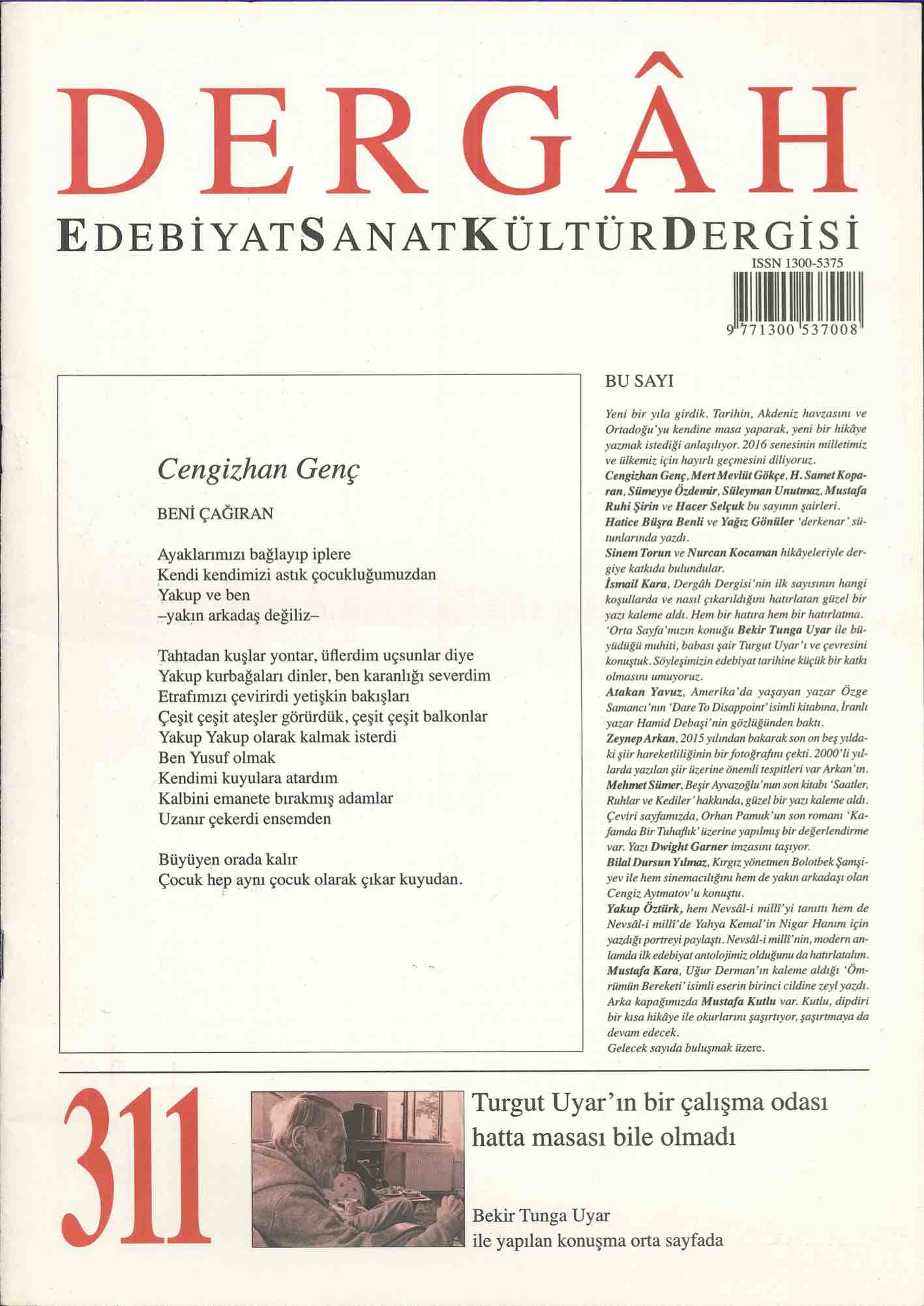 311. Sayı Kapağı