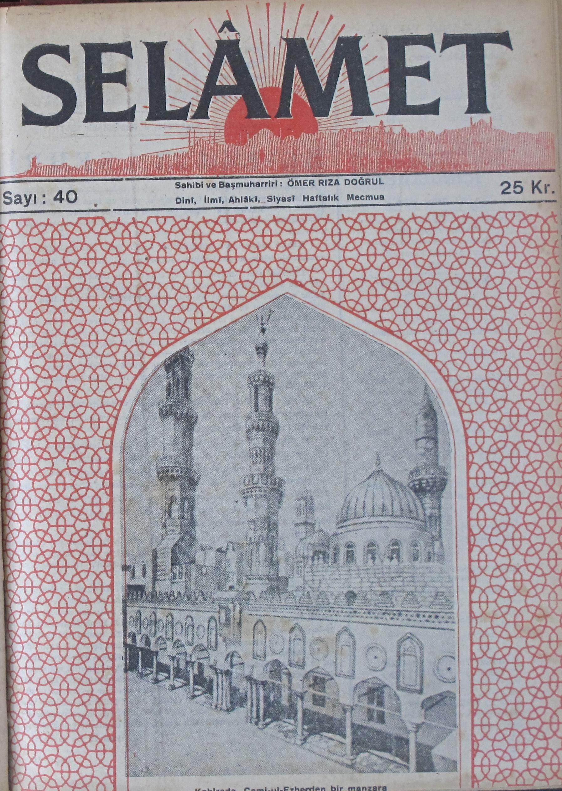 2. Cilt 40. Sayı Kapağı