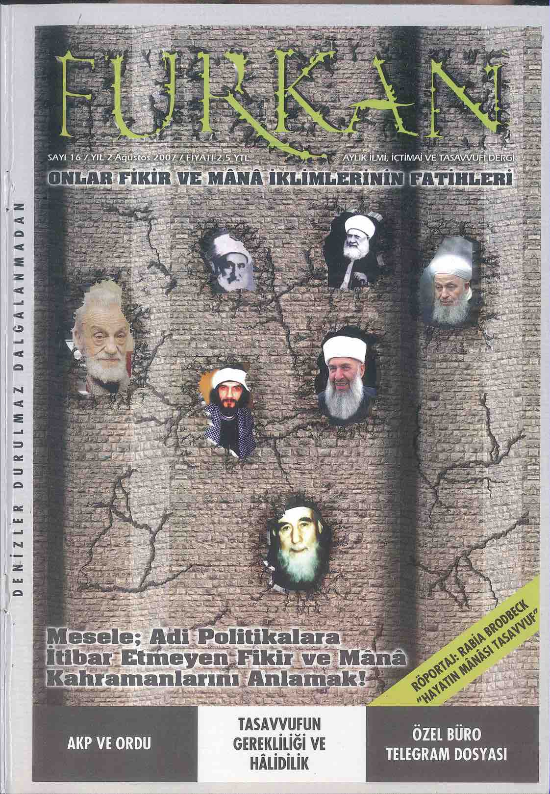 16. Sayı Kapağı