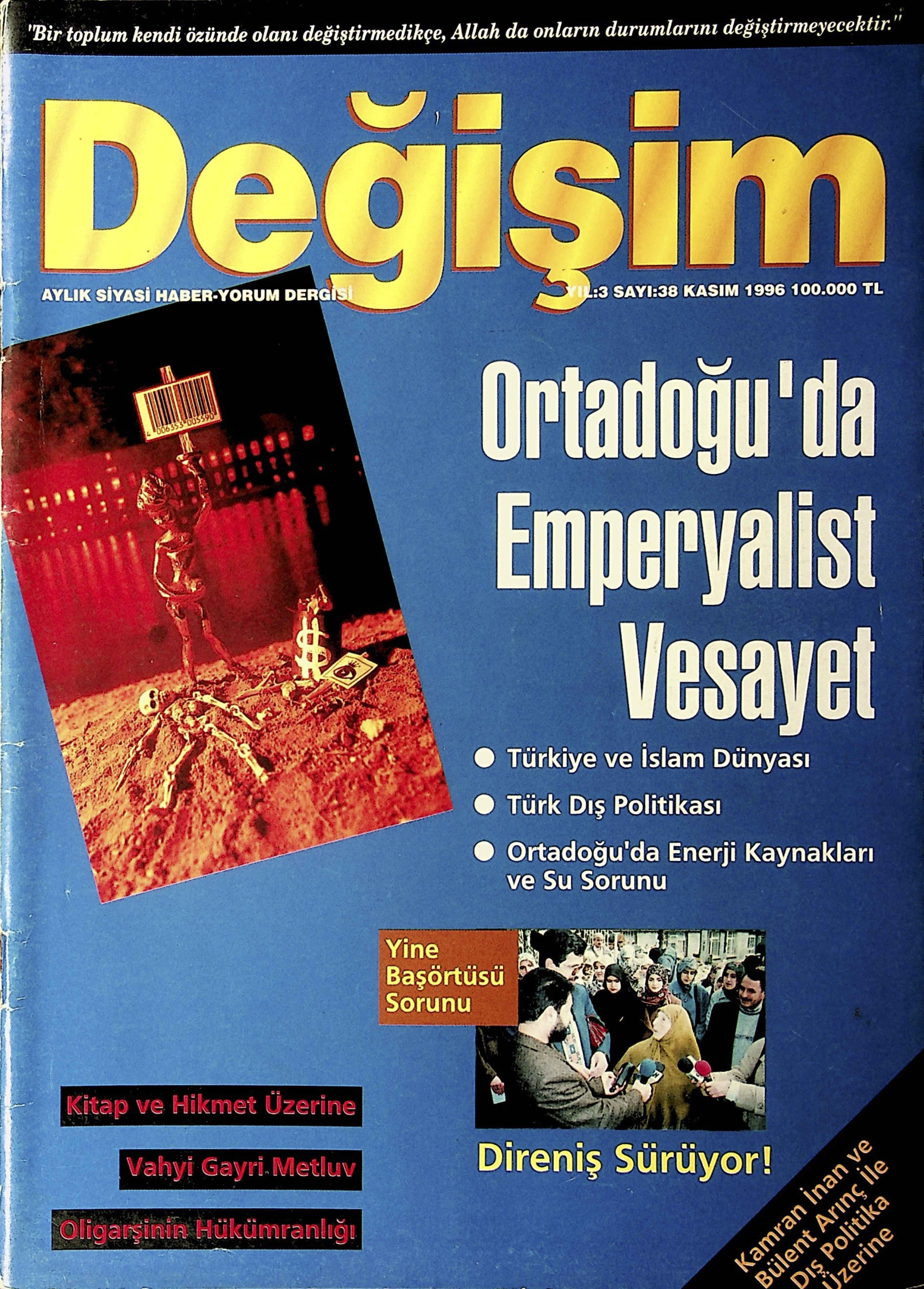 38. Sayı Kapağı