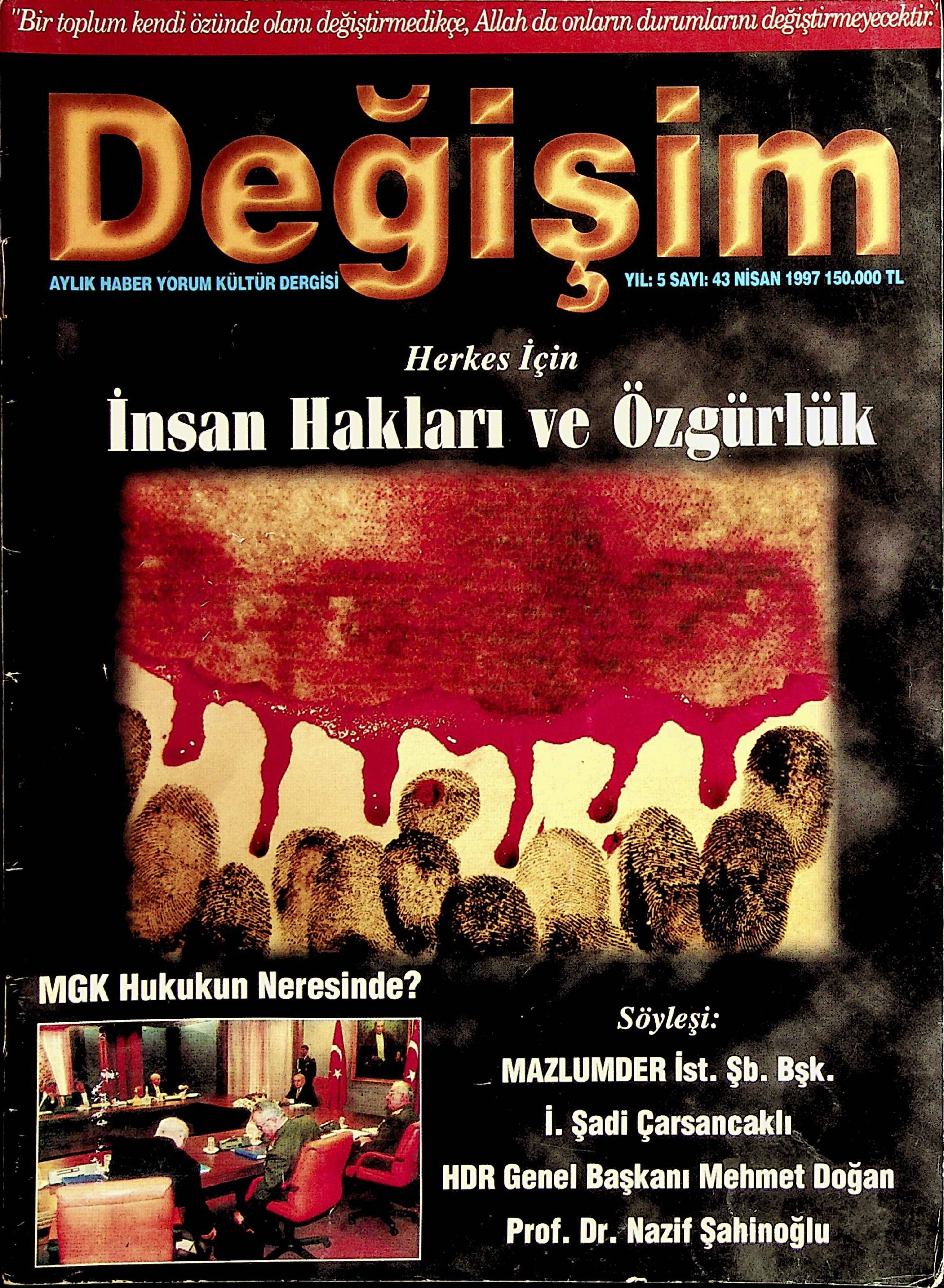 43. Sayı Kapağı