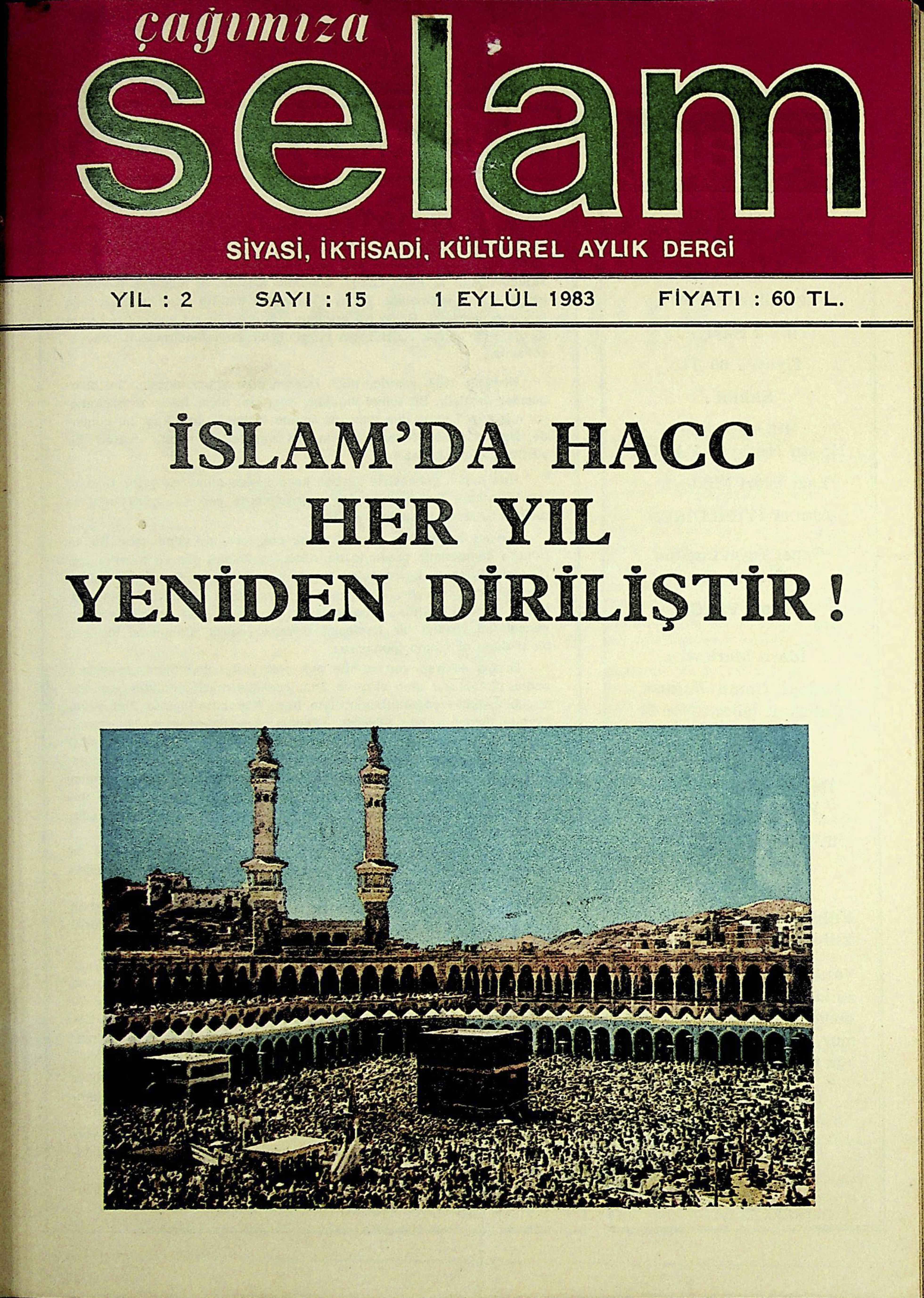 15. Sayı Kapağı