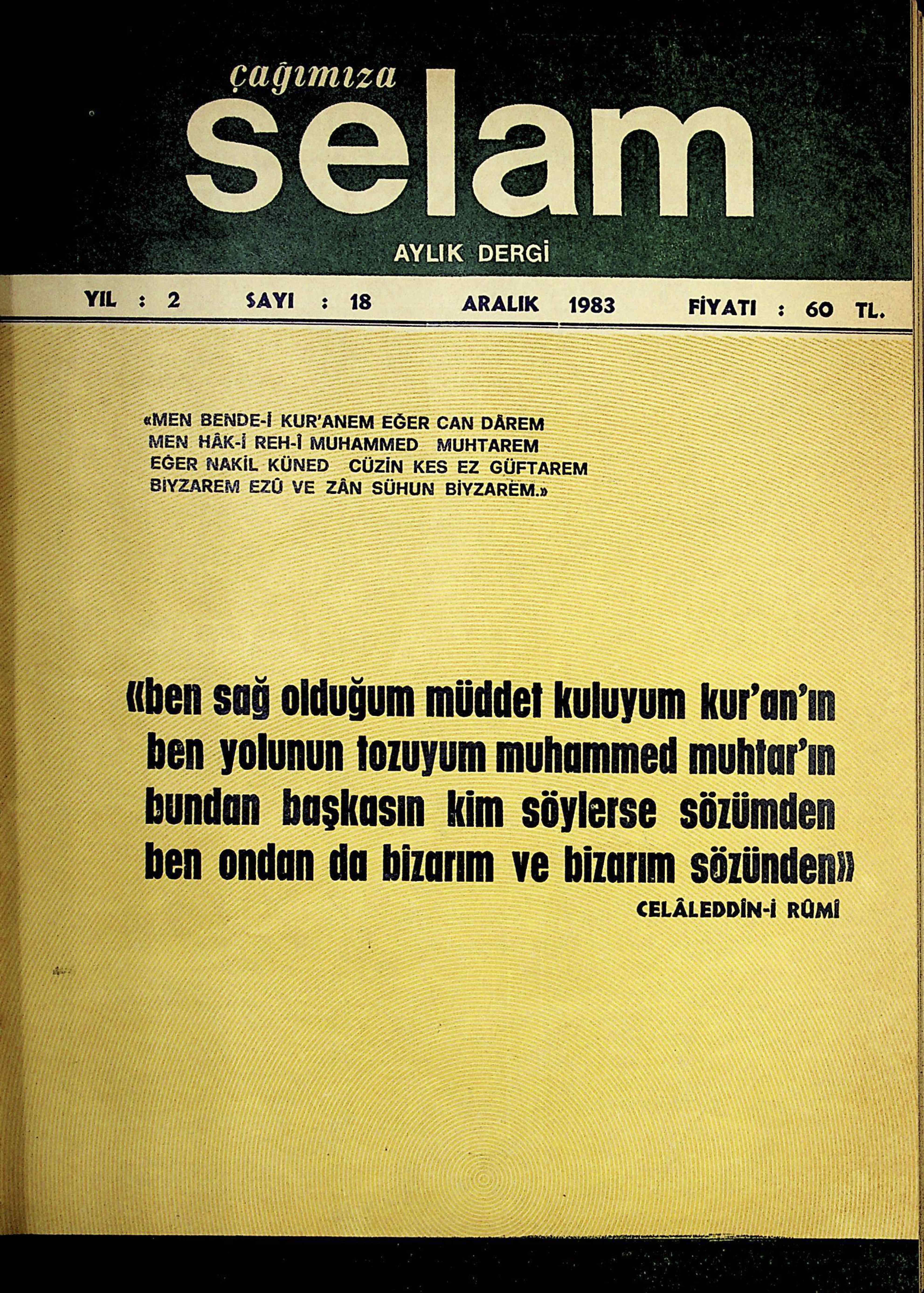 18. Sayı Kapağı