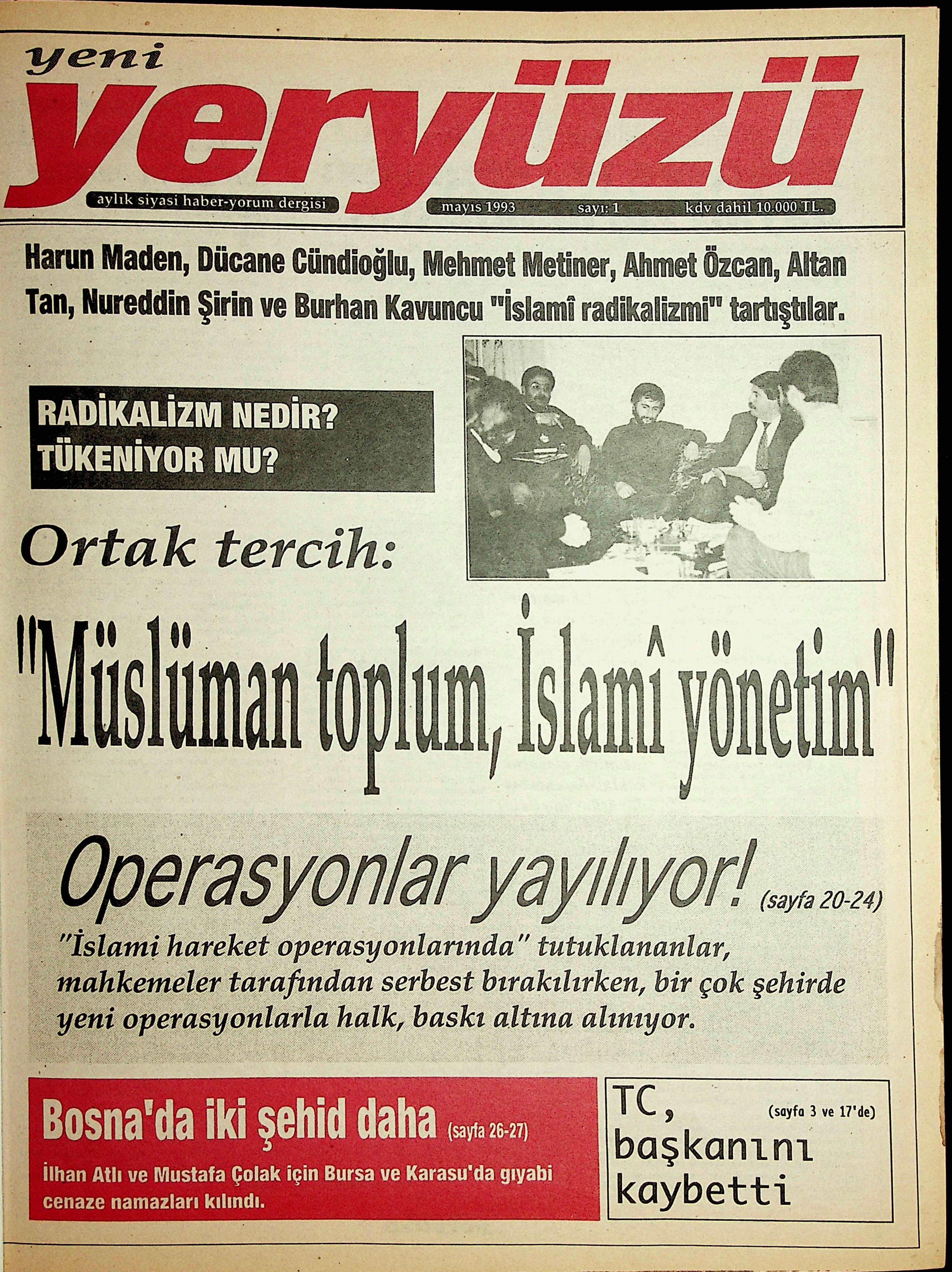 1. Sayı Kapağı