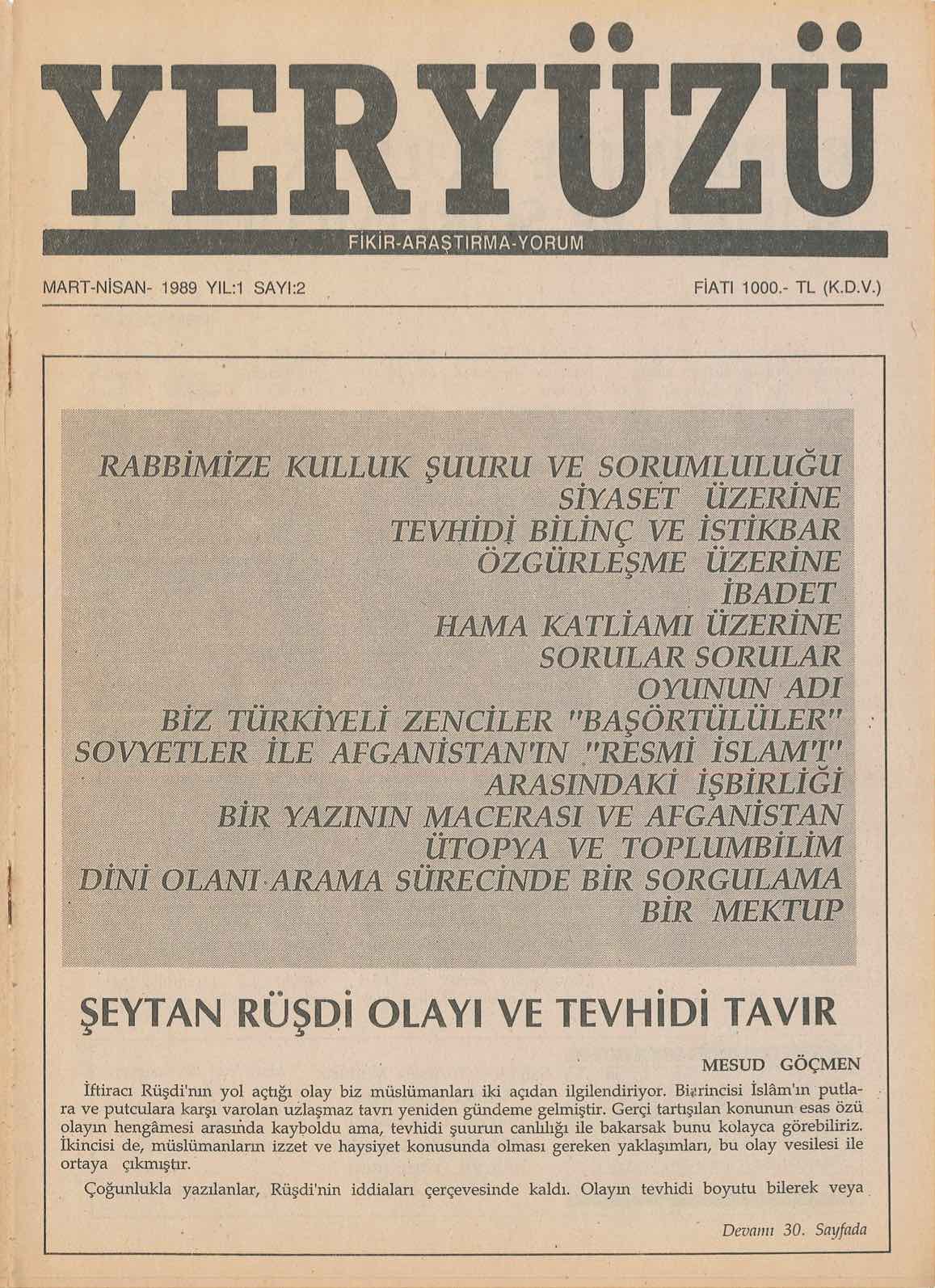 2. Sayı Kapağı