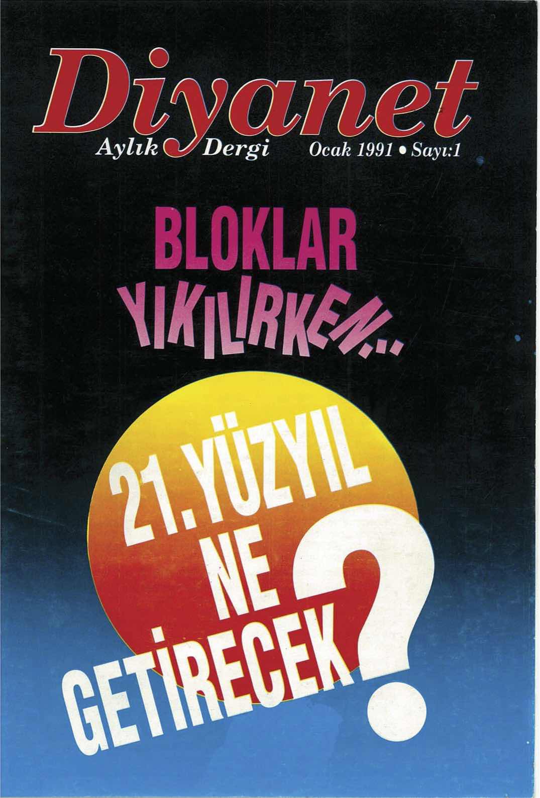 1. Sayı Kapağı