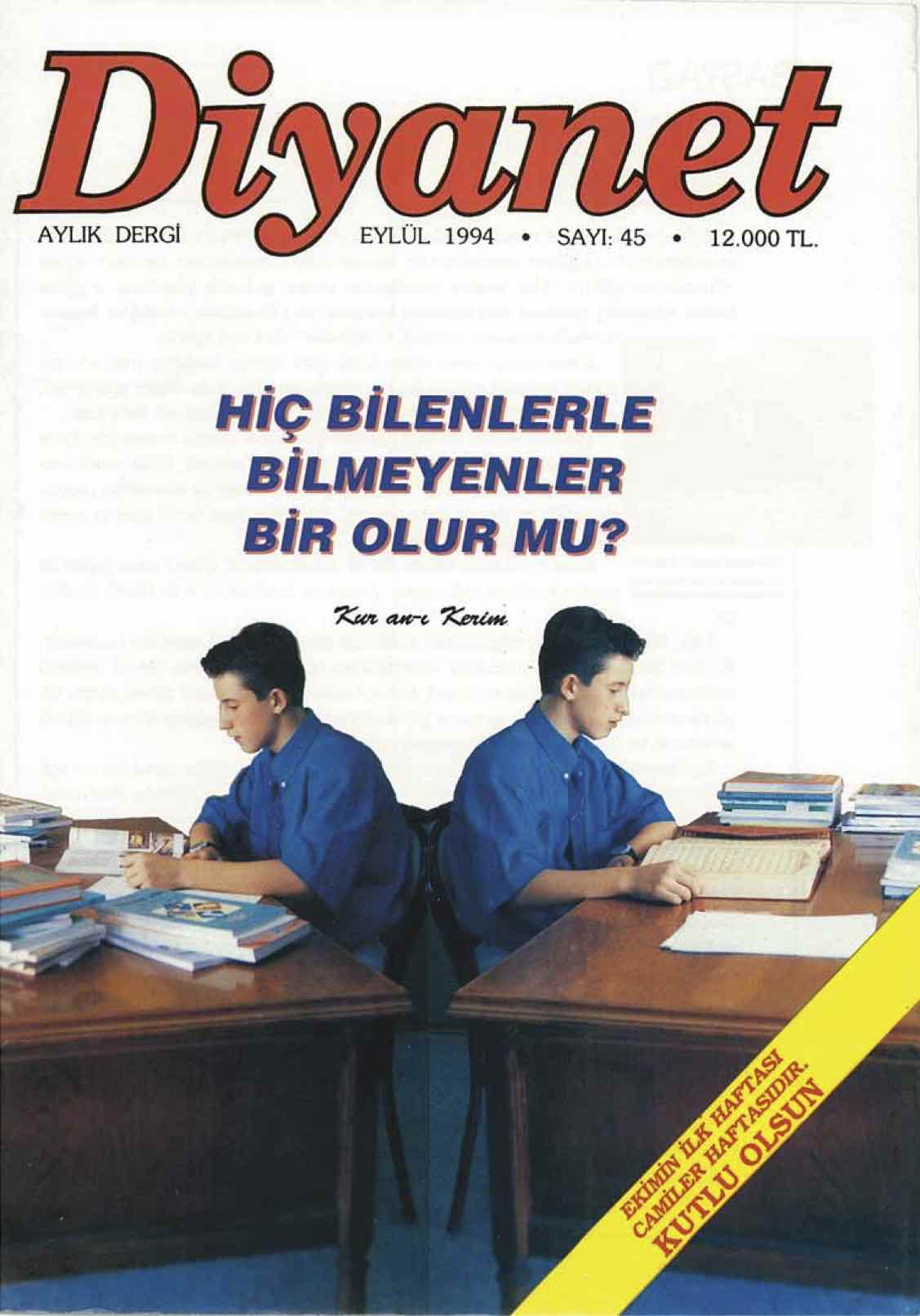 45. Sayı Kapağı