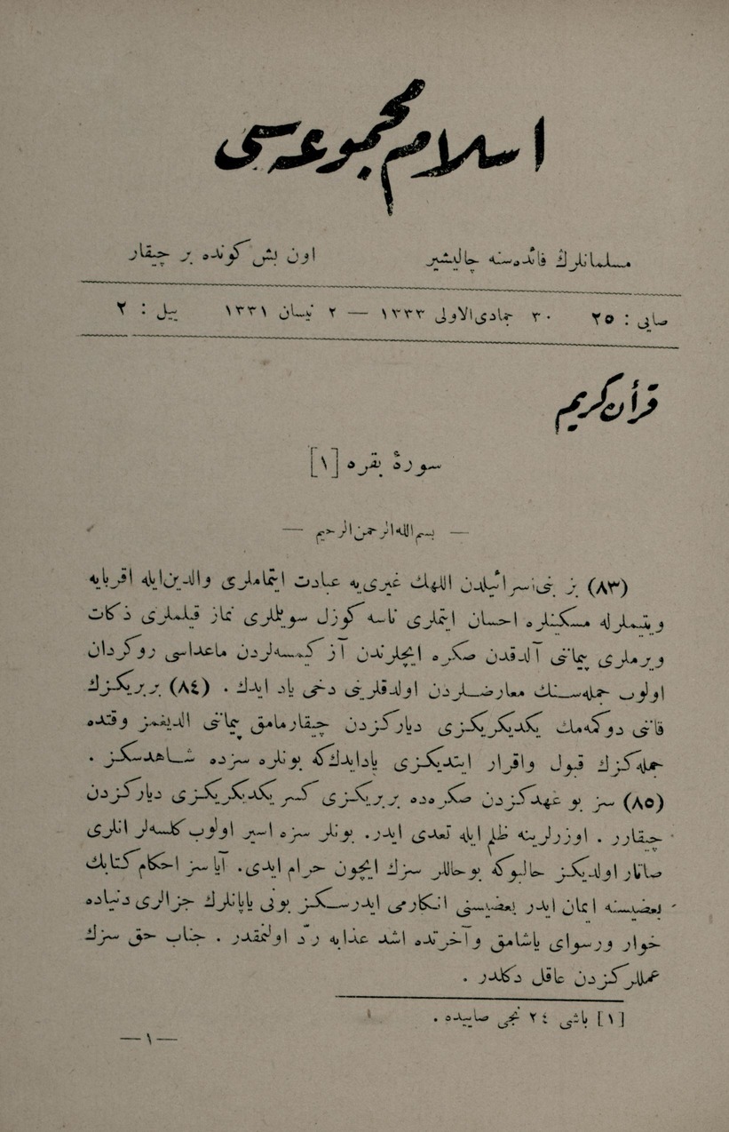 2. Cilt 25. Sayı Kapağı