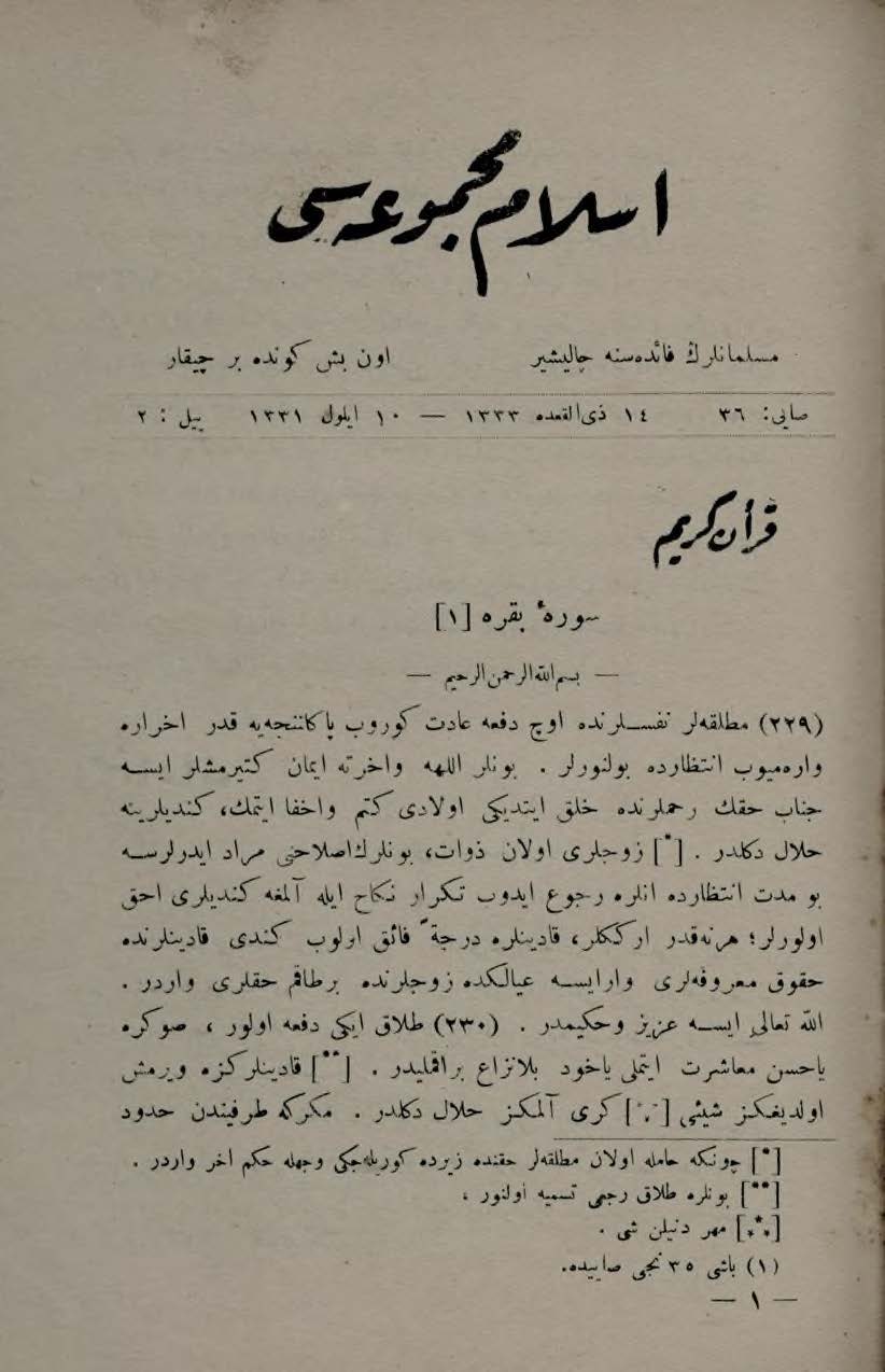 3. Cilt 36. Sayı Kapağı