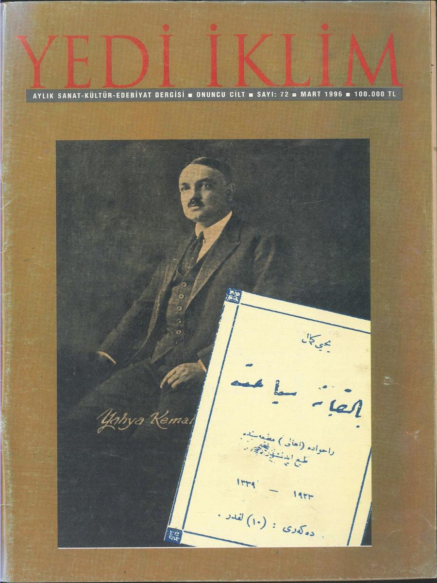 10. Cilt 72. Sayı Kapağı