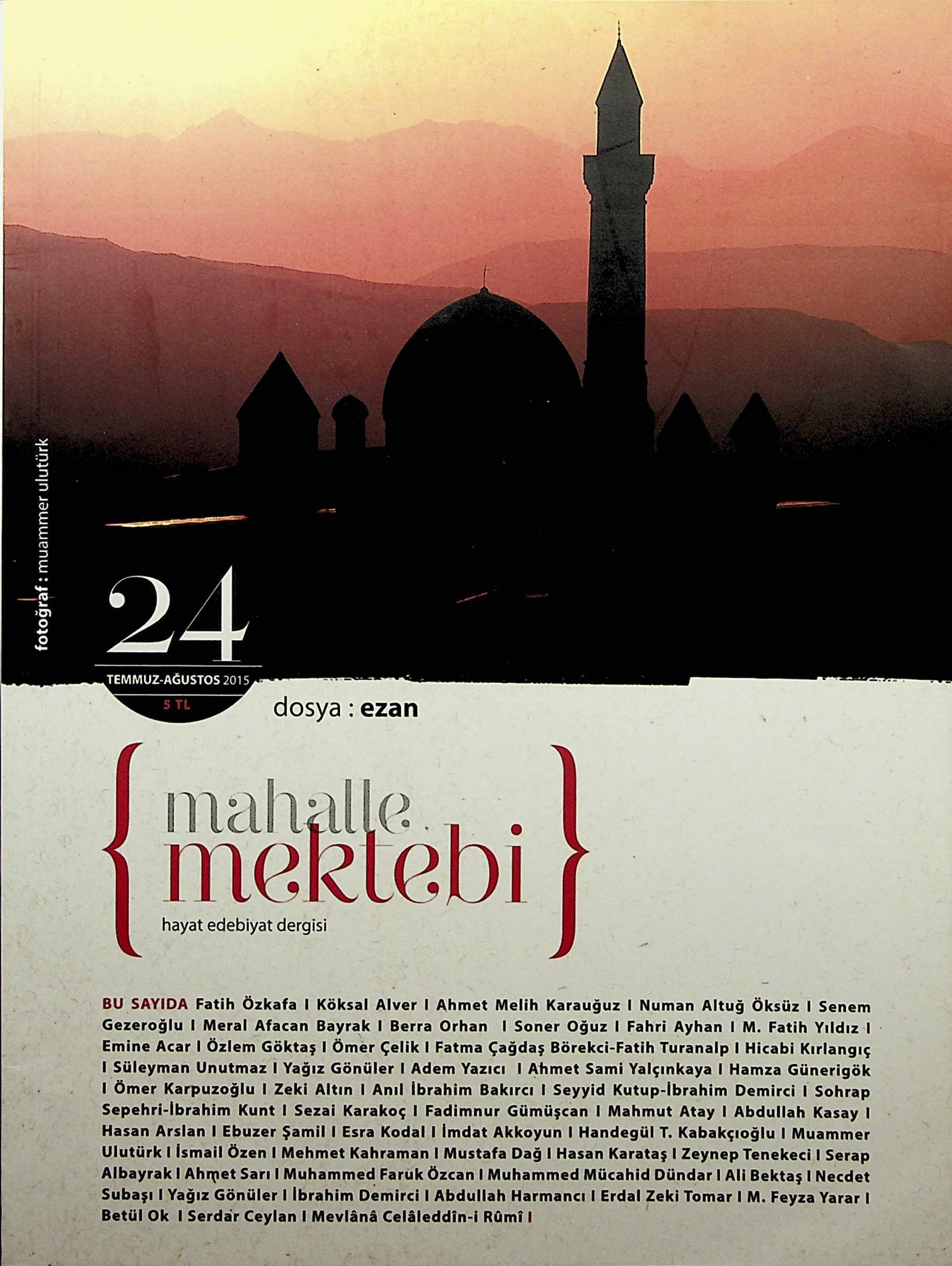 24. Sayı Kapağı
