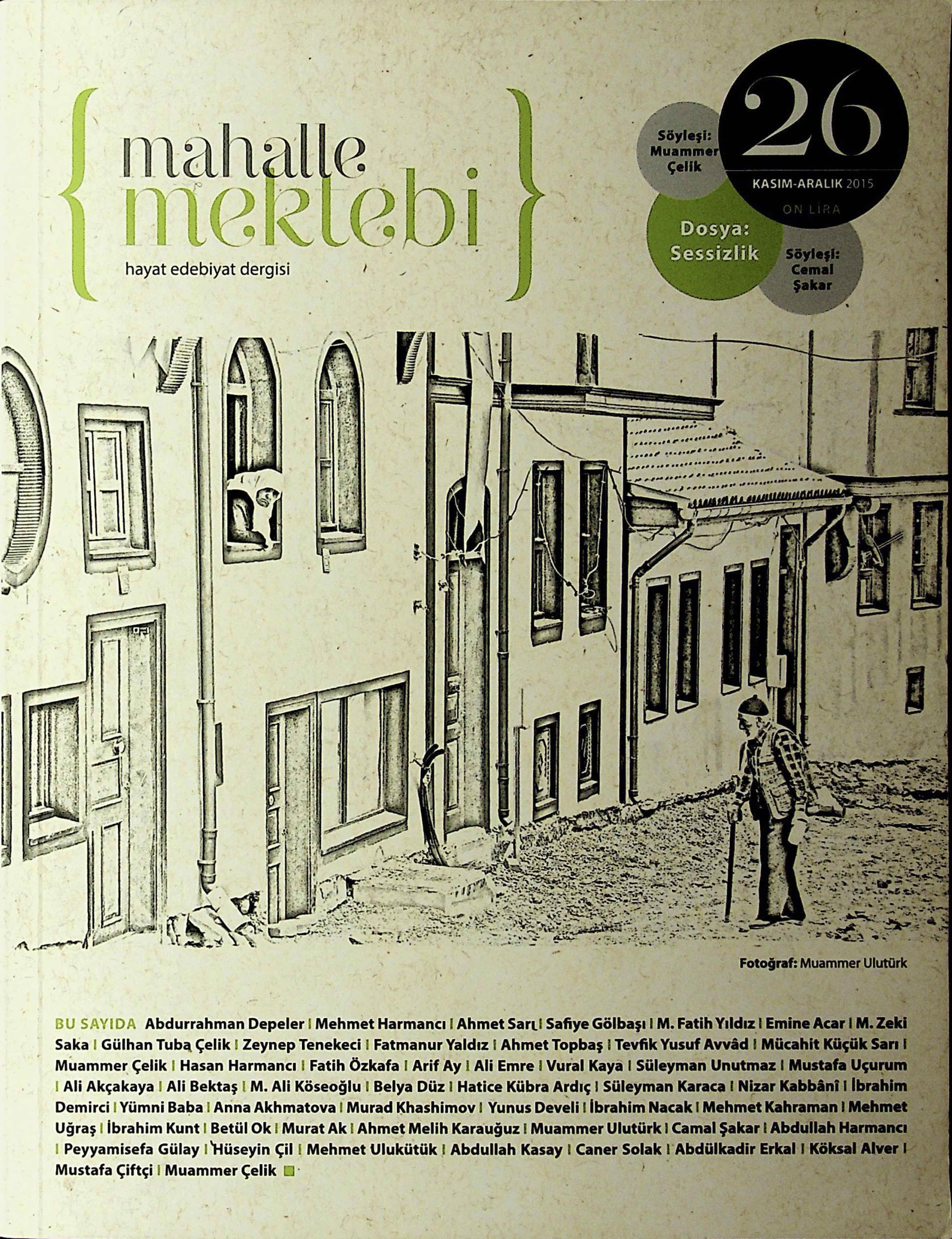 26. Sayı Kapağı