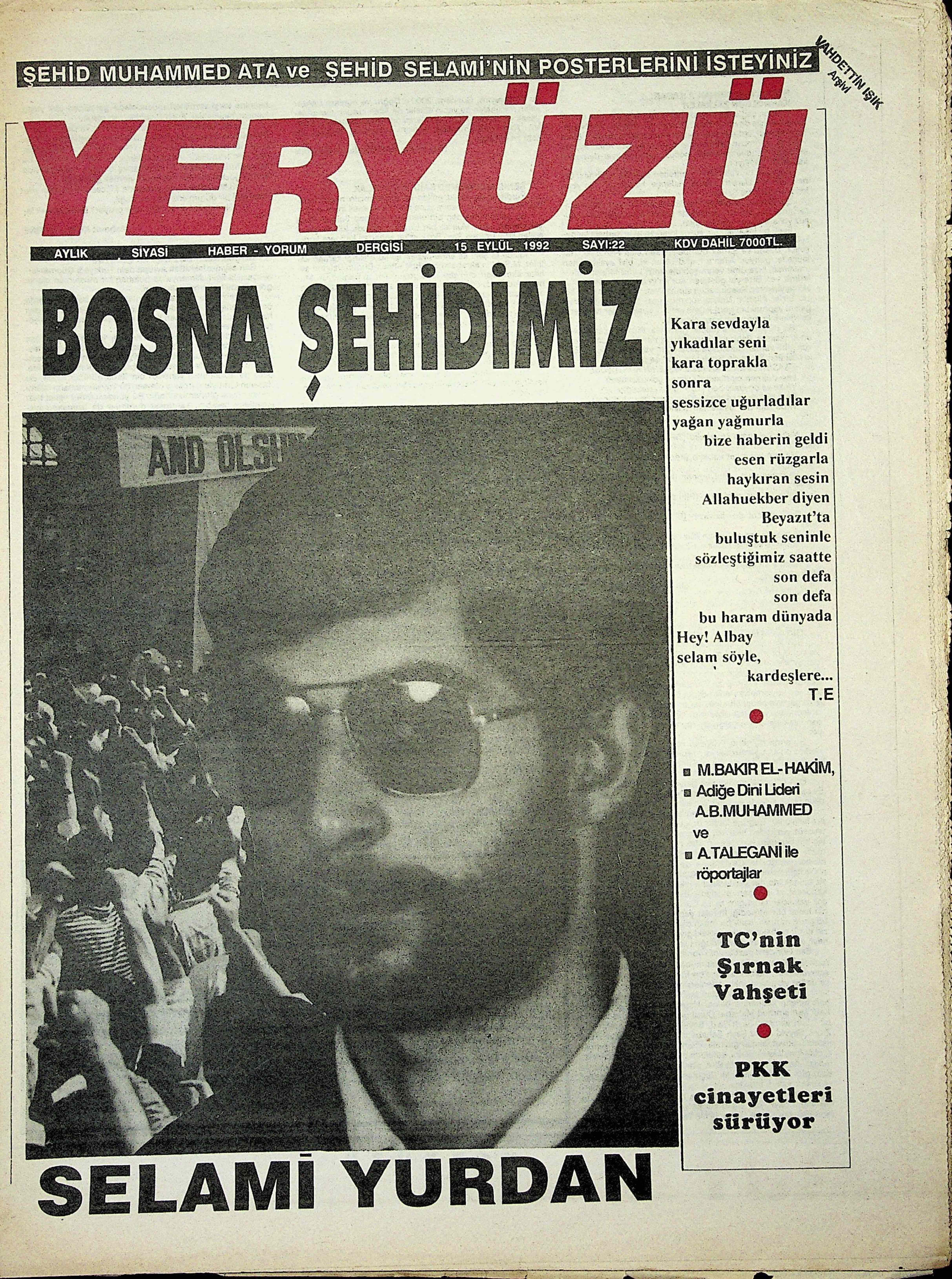 22. Sayı Kapağı