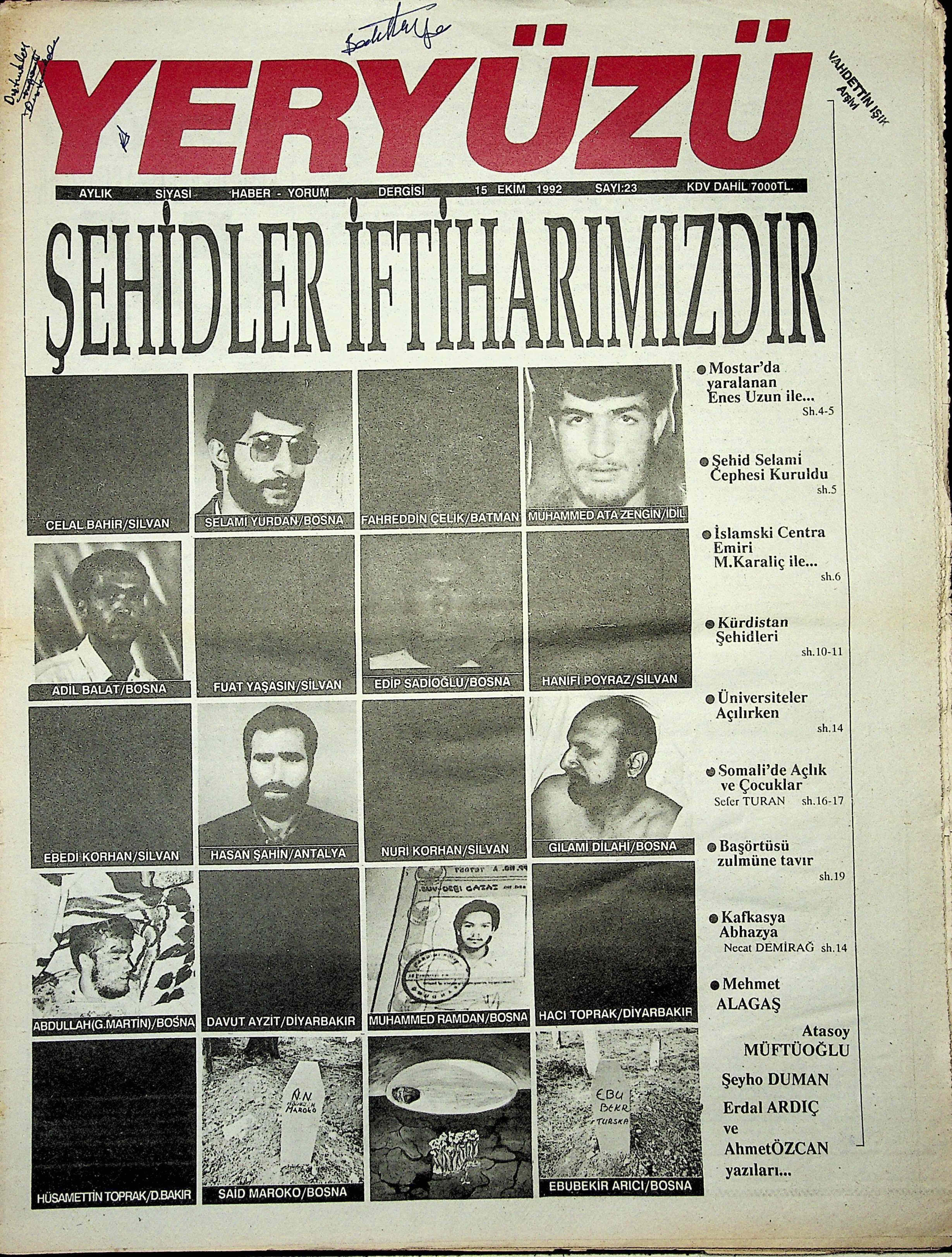23. Sayı Kapağı
