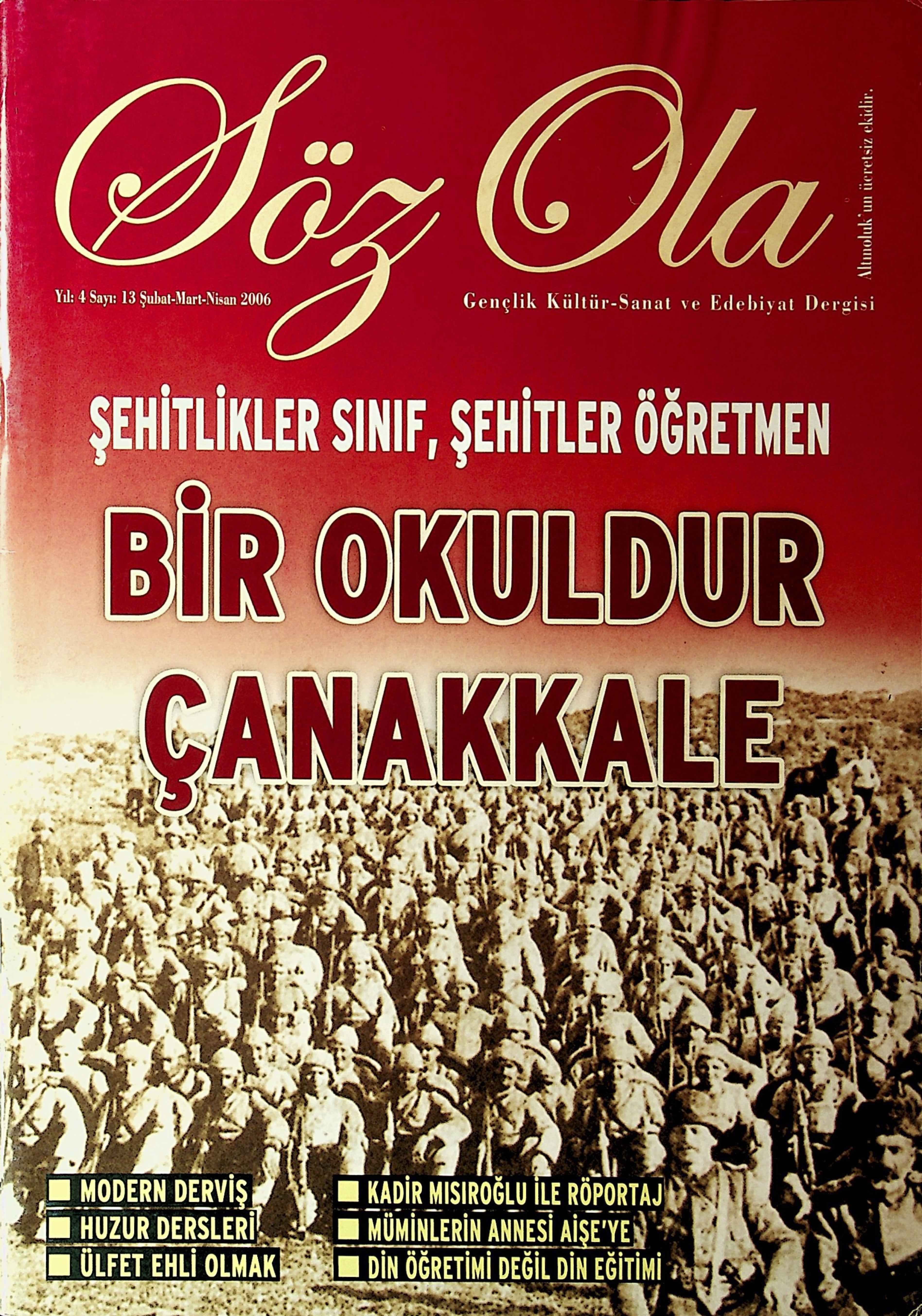 13. Sayı Kapağı