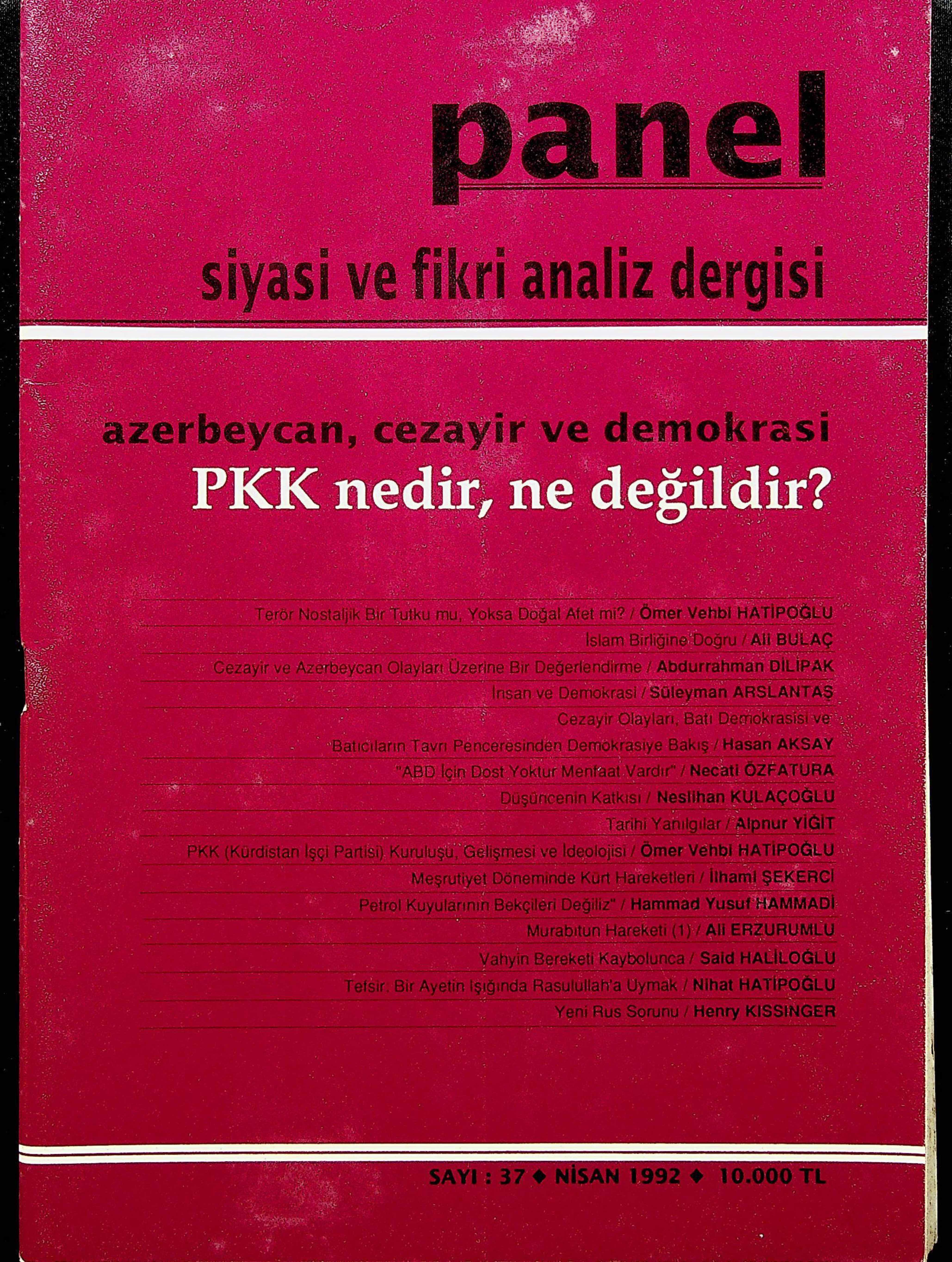 37. Sayı Kapağı