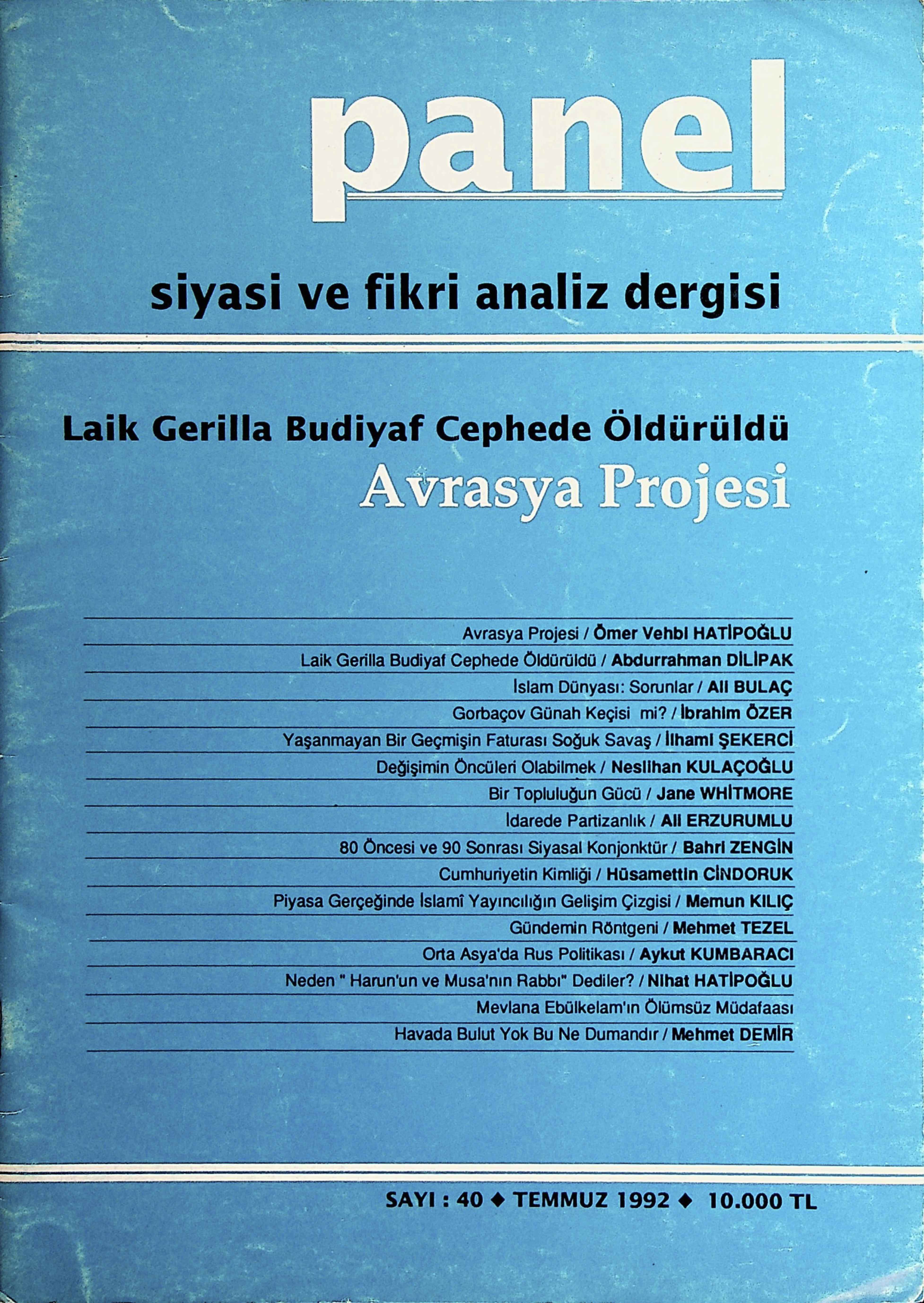 40. Sayı Kapağı