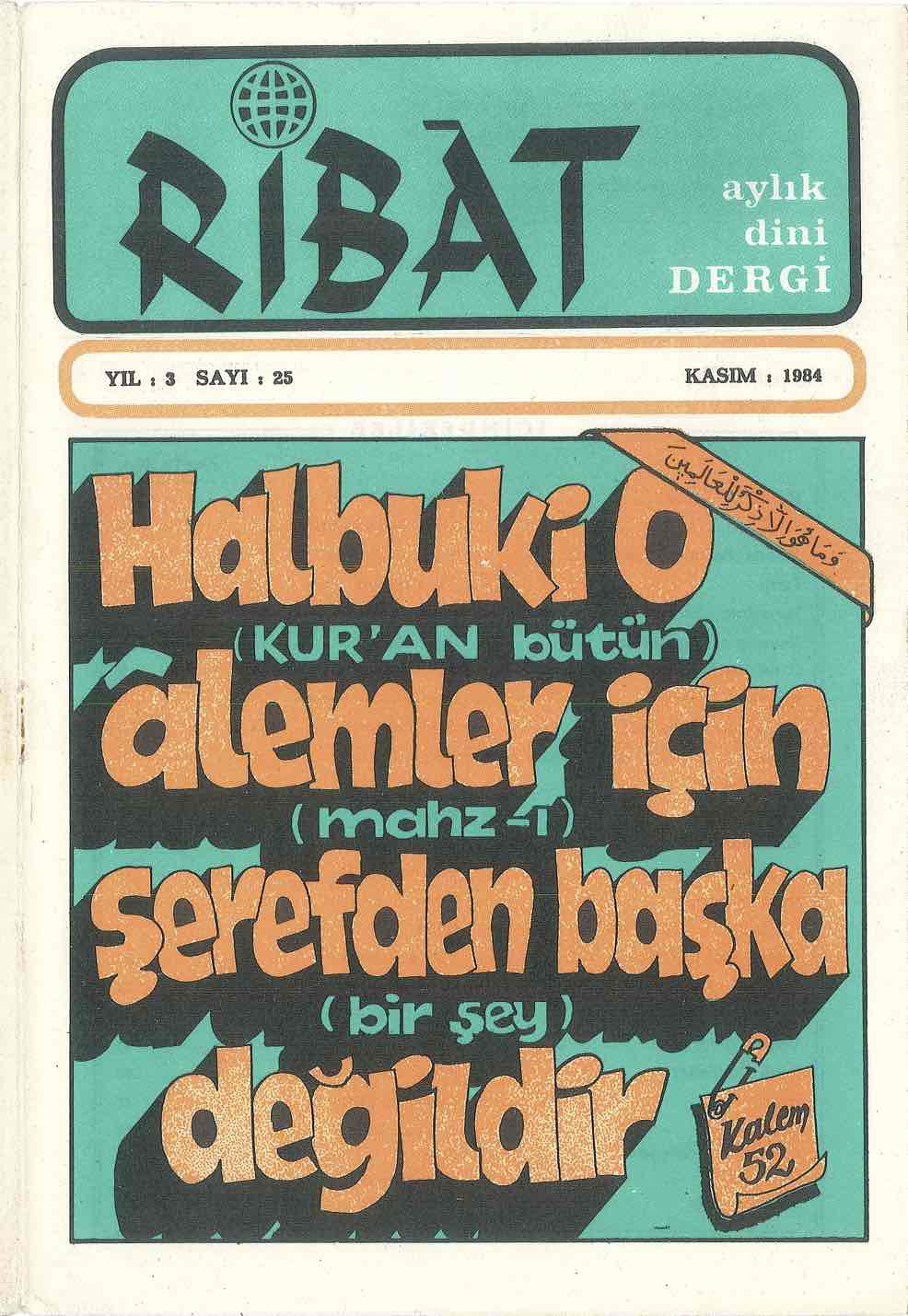 25. Sayı Kapağı