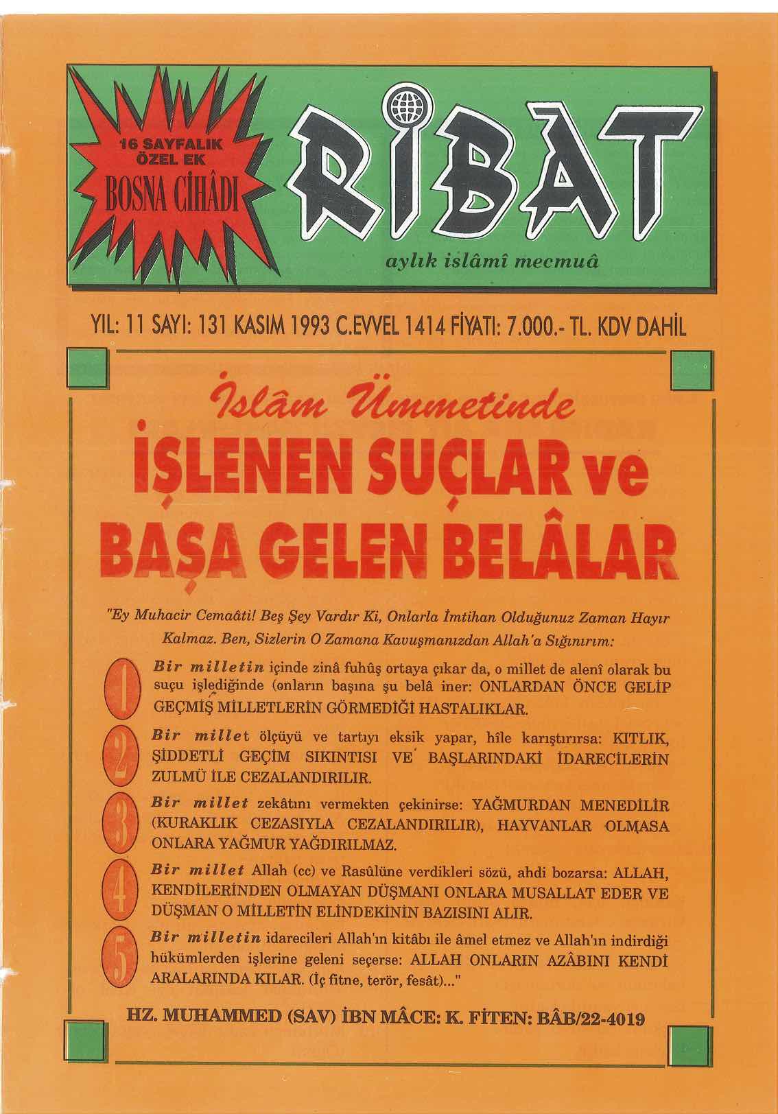 131. Sayı Kapağı