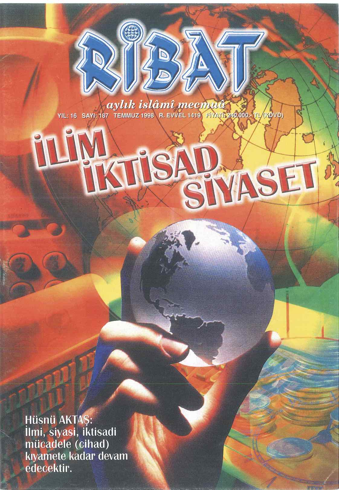 187. Sayı Kapağı