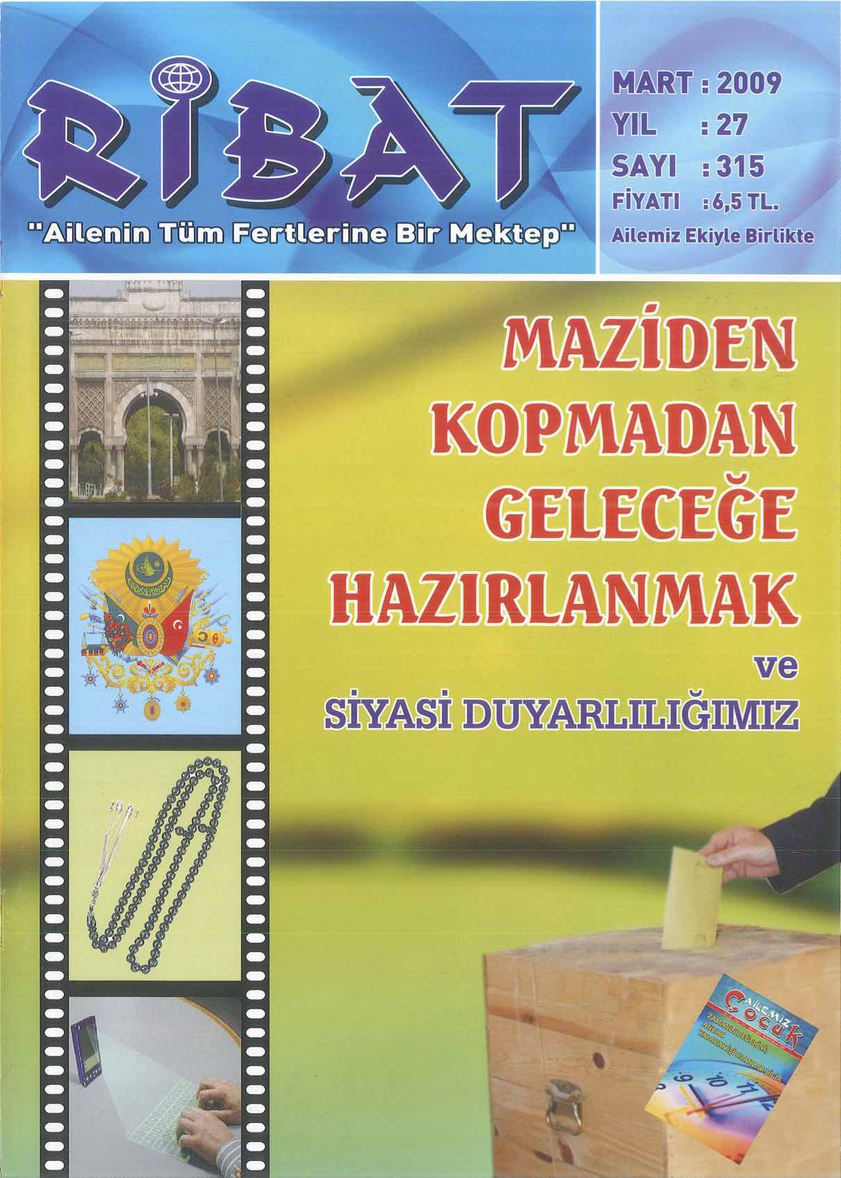 315. Sayı Kapağı