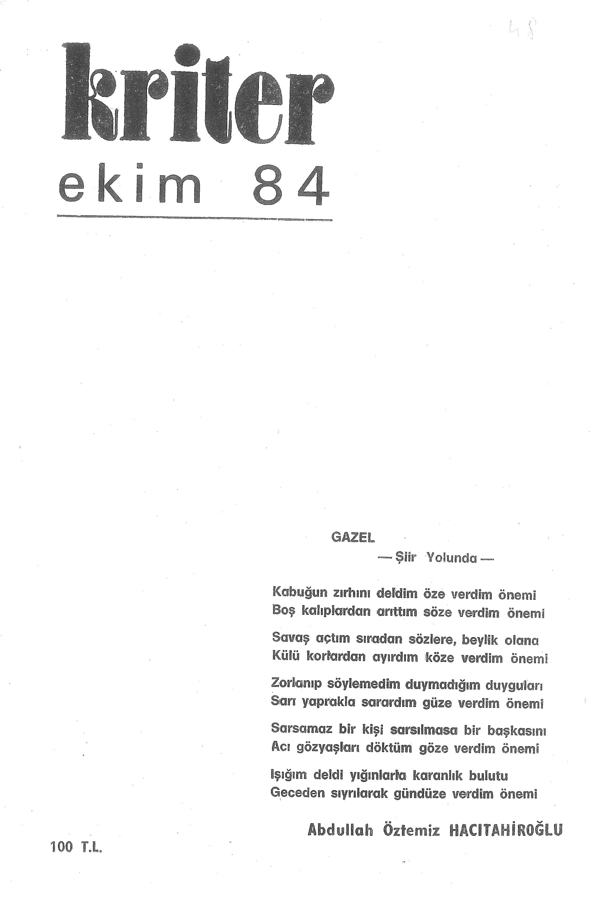 4. Cilt 48. Sayı Kapağı