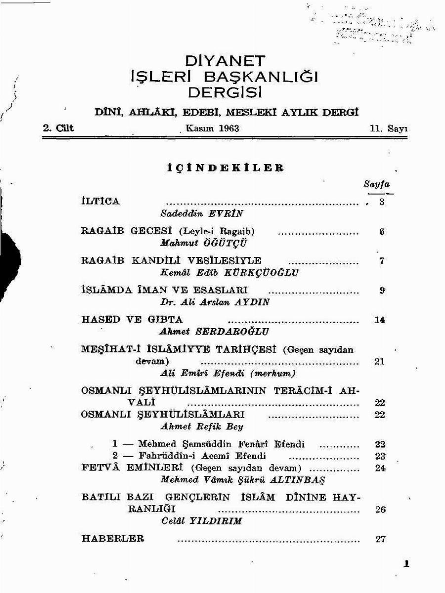 2. Cilt 11. Sayı Kapağı