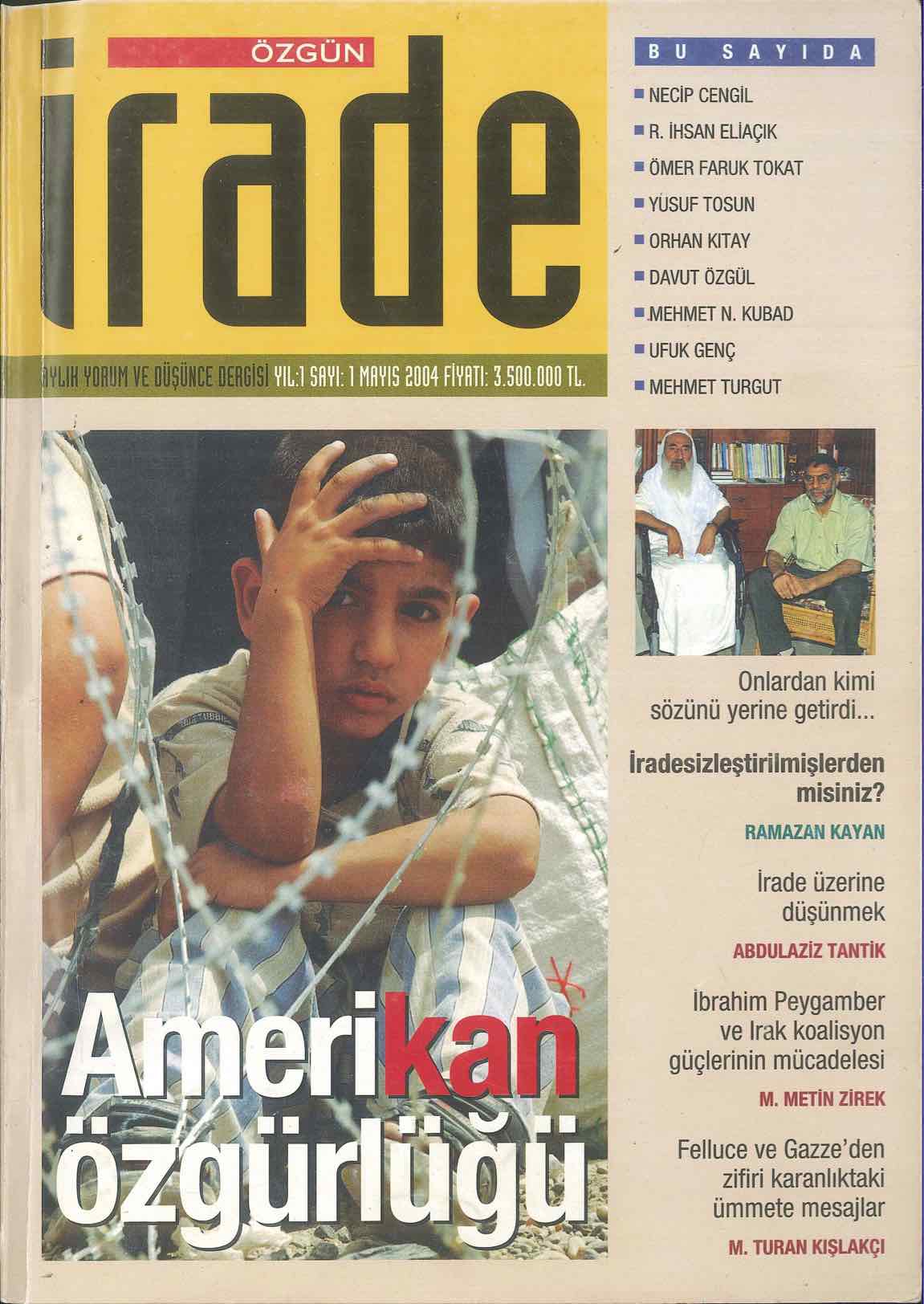 1. Sayı Kapağı