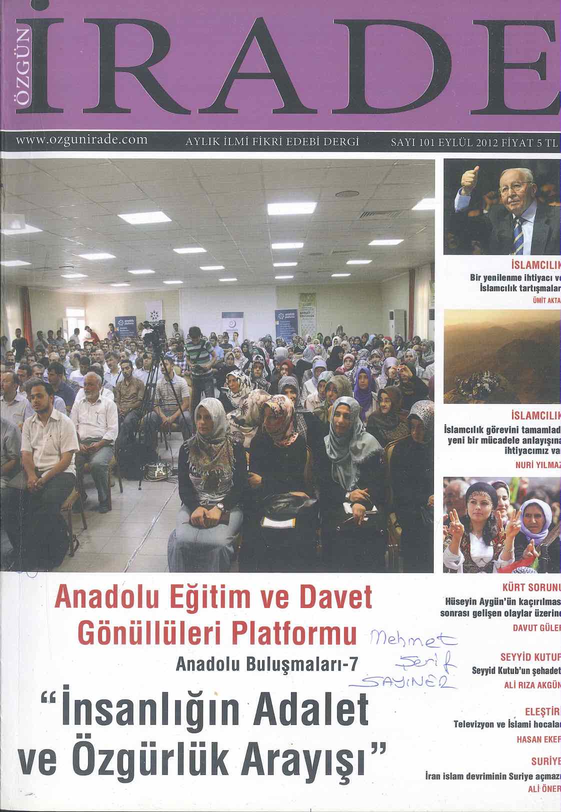 101. Sayı Kapağı