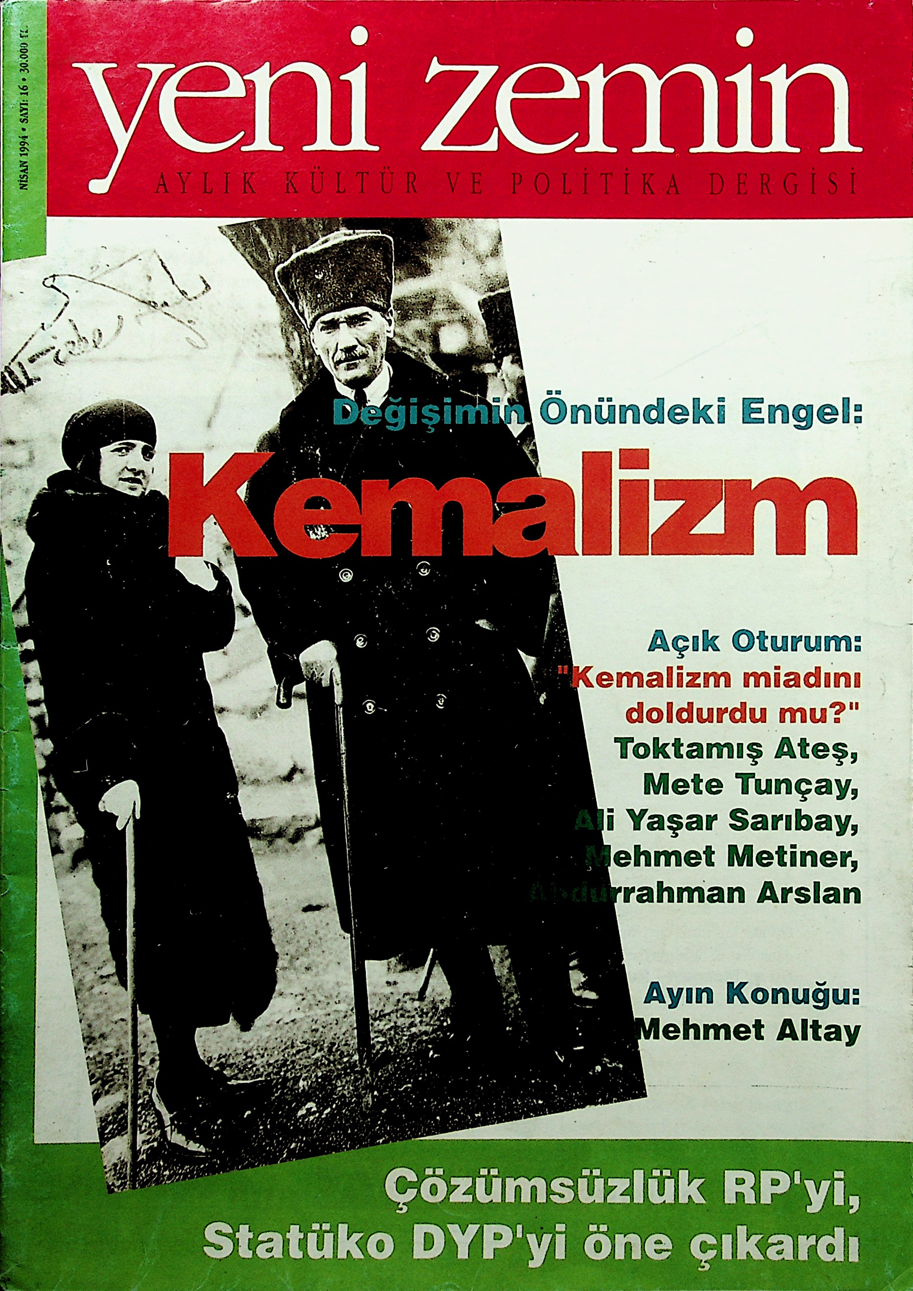 16. Sayı Kapağı