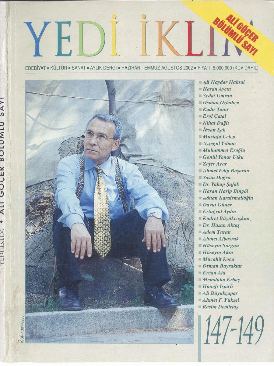 15. Cilt 147-148-149. Sayı Kapağı