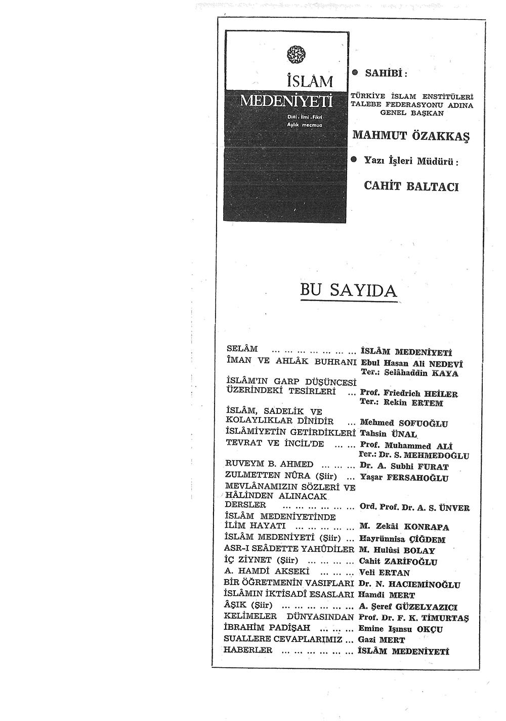 1. Cilt 6. Sayı Kapağı