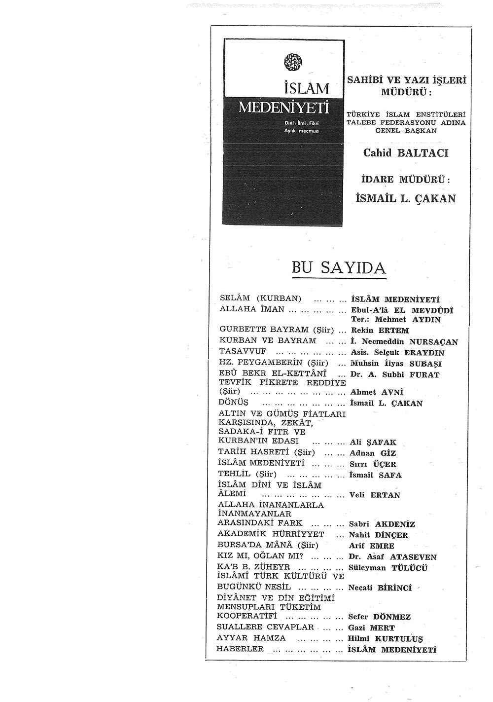 1. Cilt 8. Sayı Kapağı