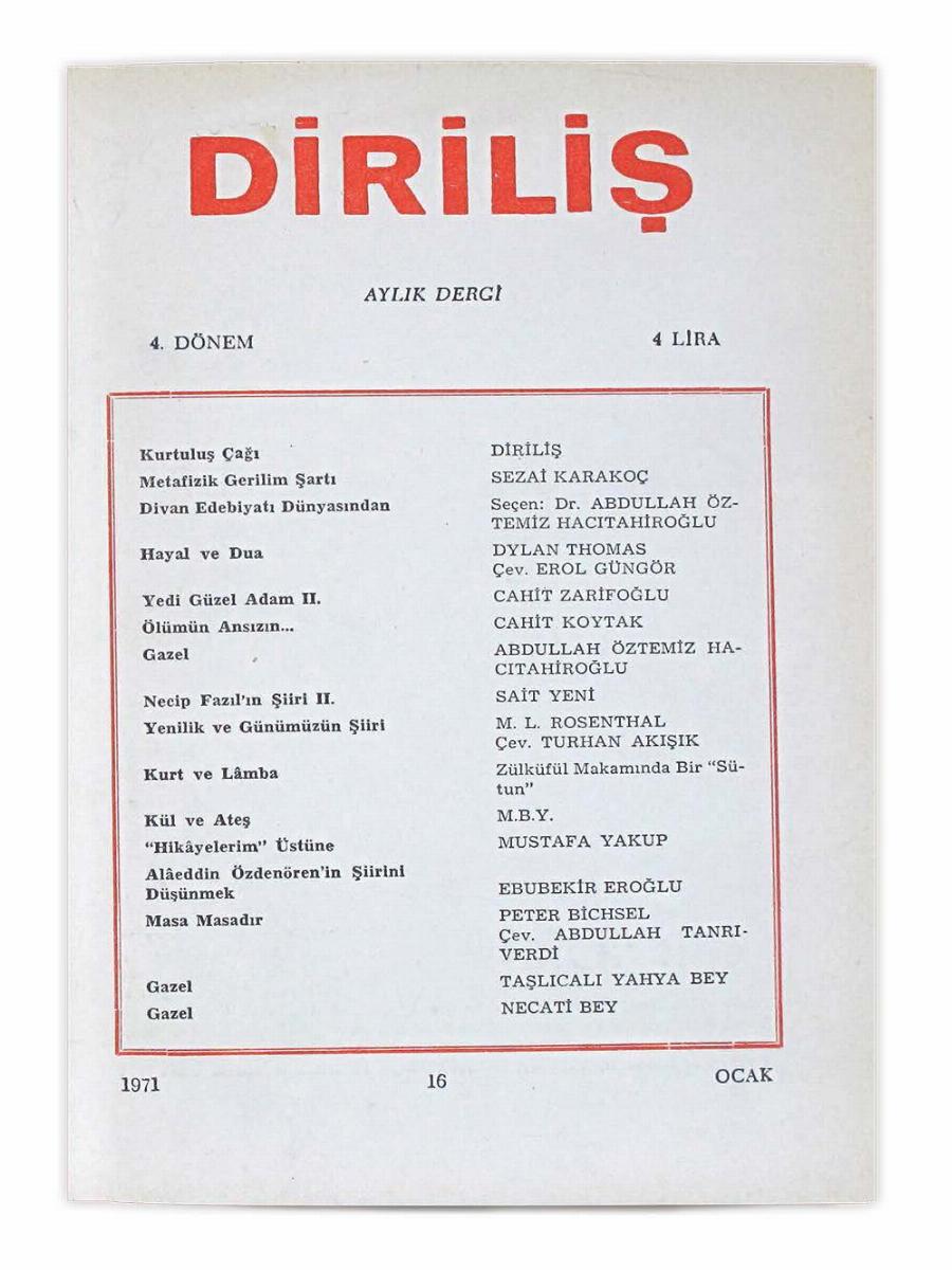 3. Cilt 16. Sayı Kapağı