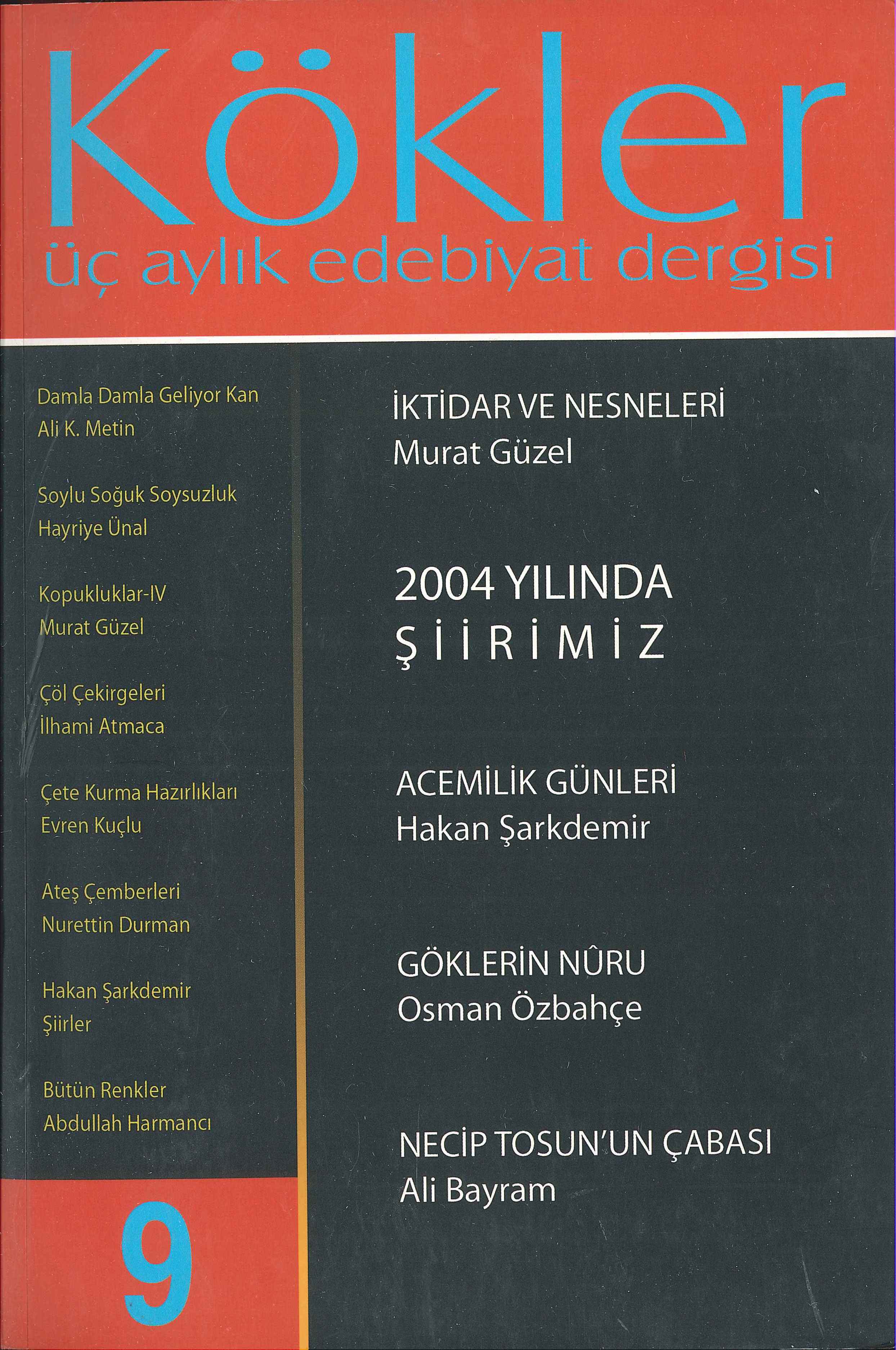 9. Sayı Kapağı
