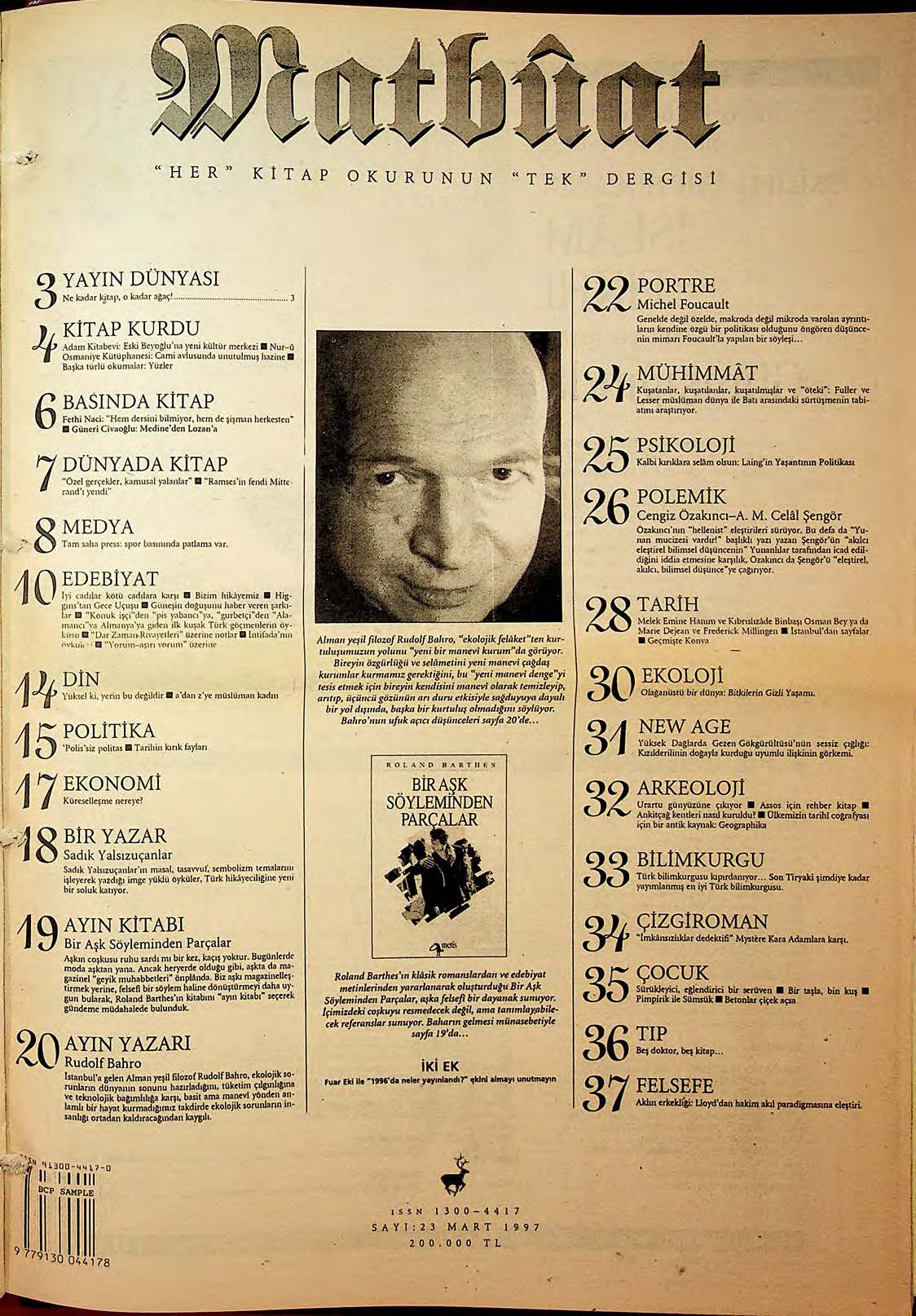 23. Sayı Kapağı