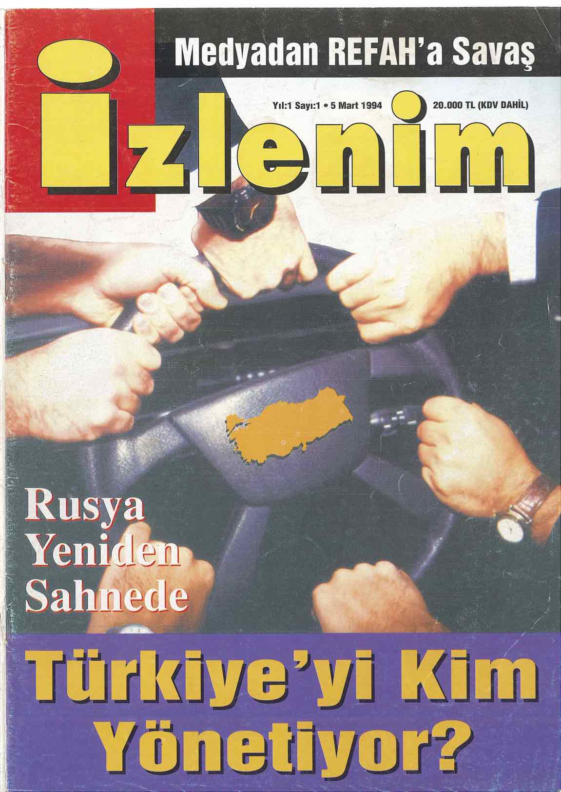 1. Sayı Kapağı