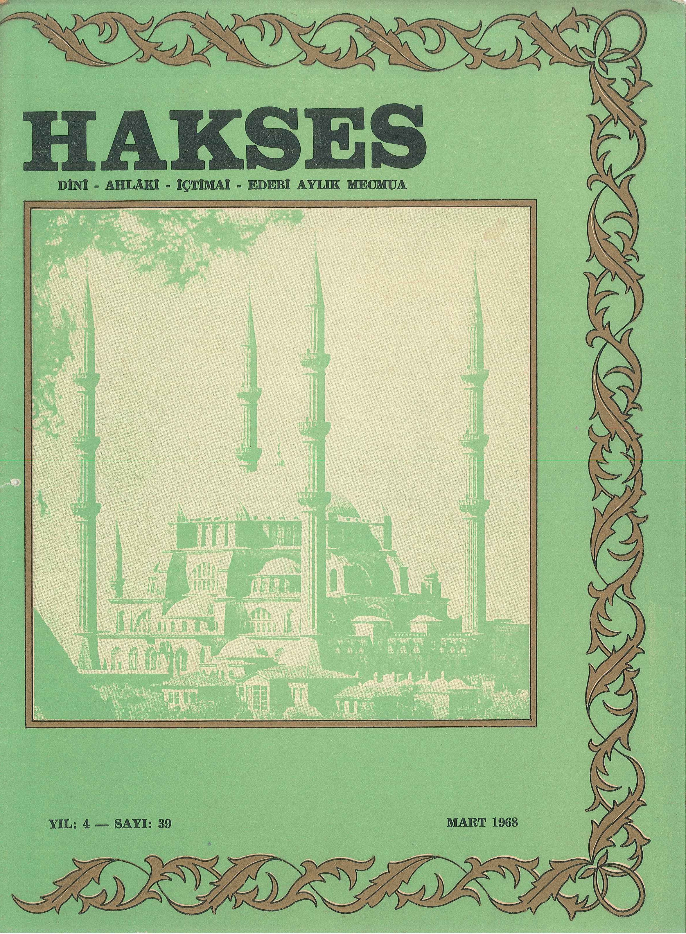 39. Sayı Kapağı