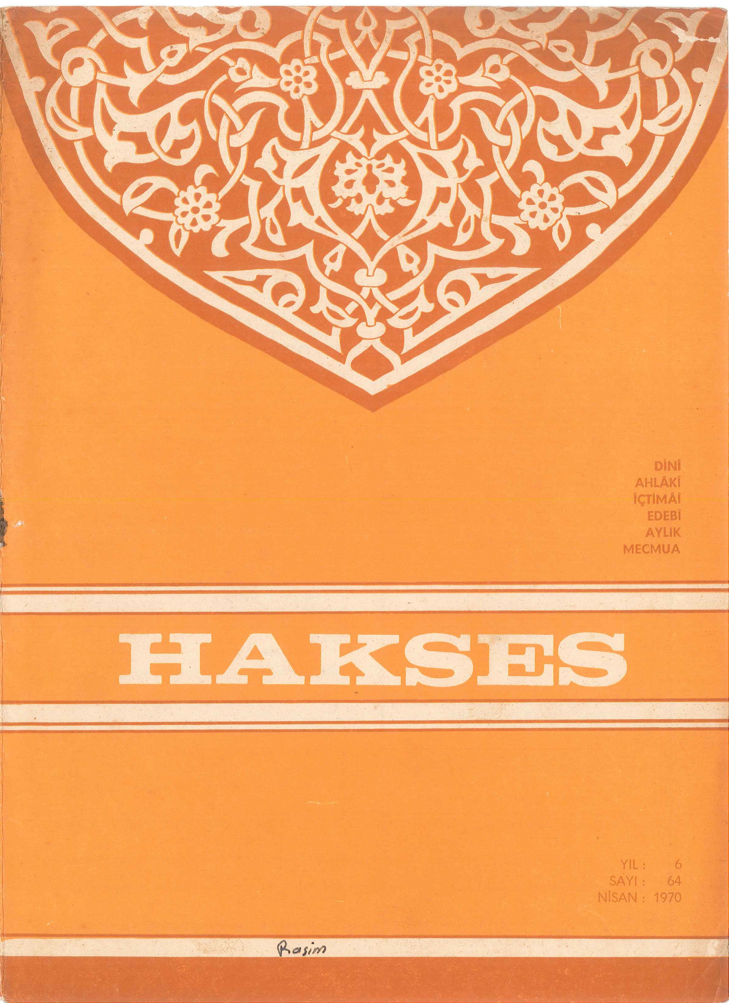 64. Sayı Kapağı