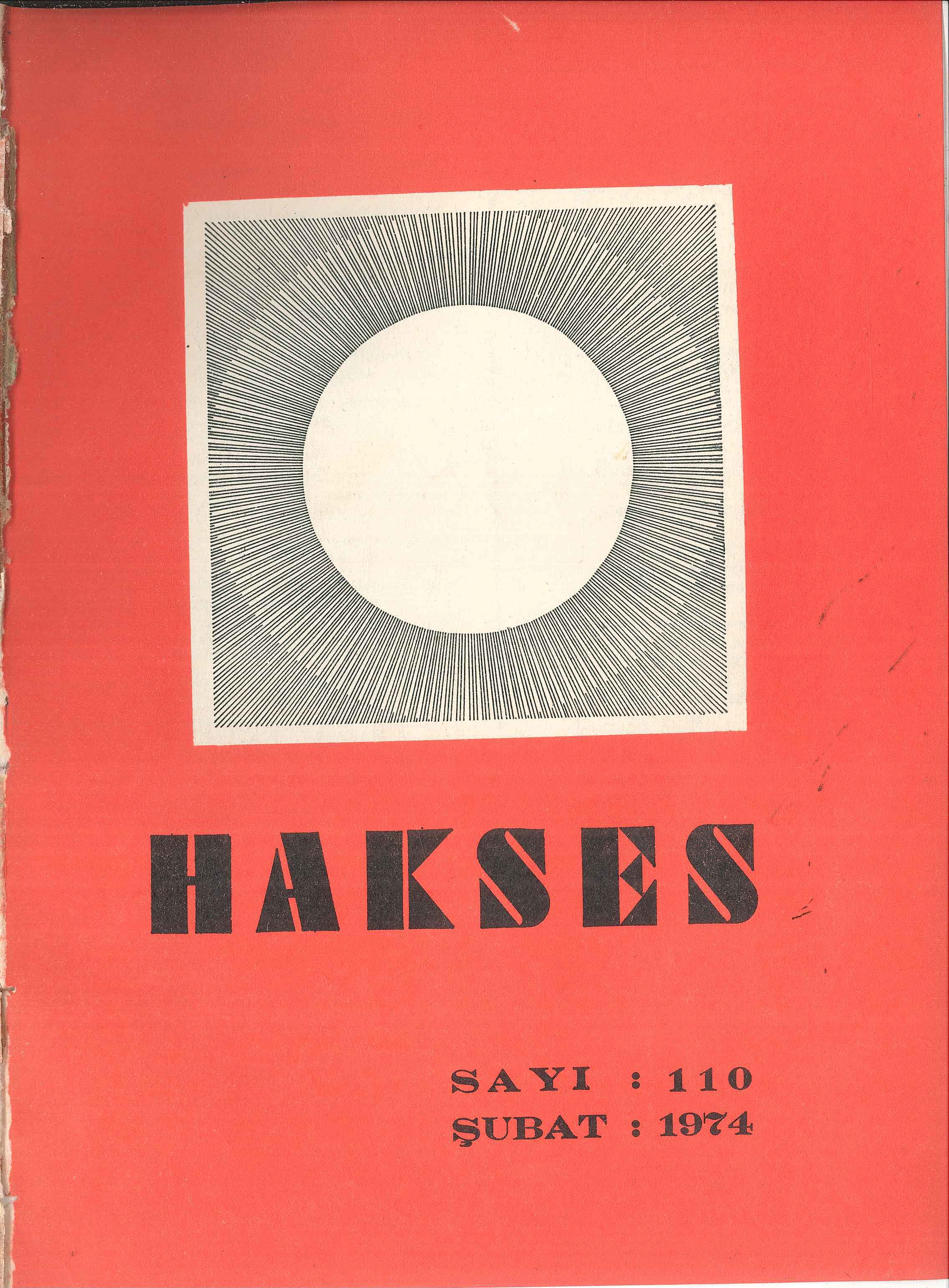 110. Sayı Kapağı