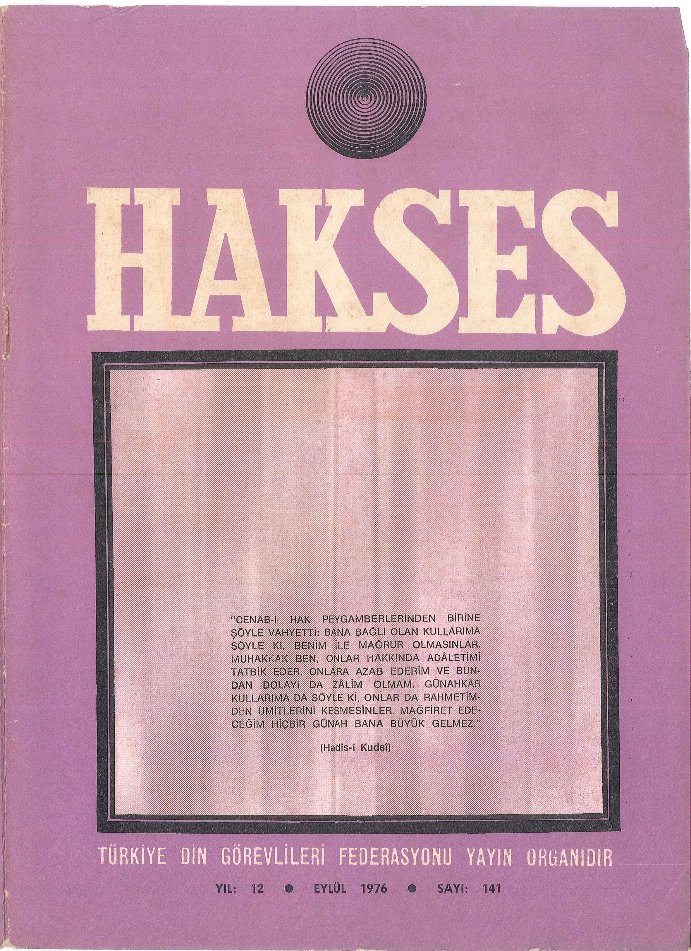 141. Sayı Kapağı