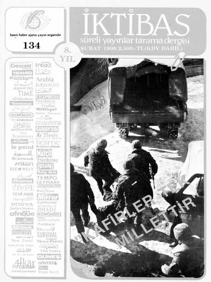 8. Cilt 134. Sayı Kapağı